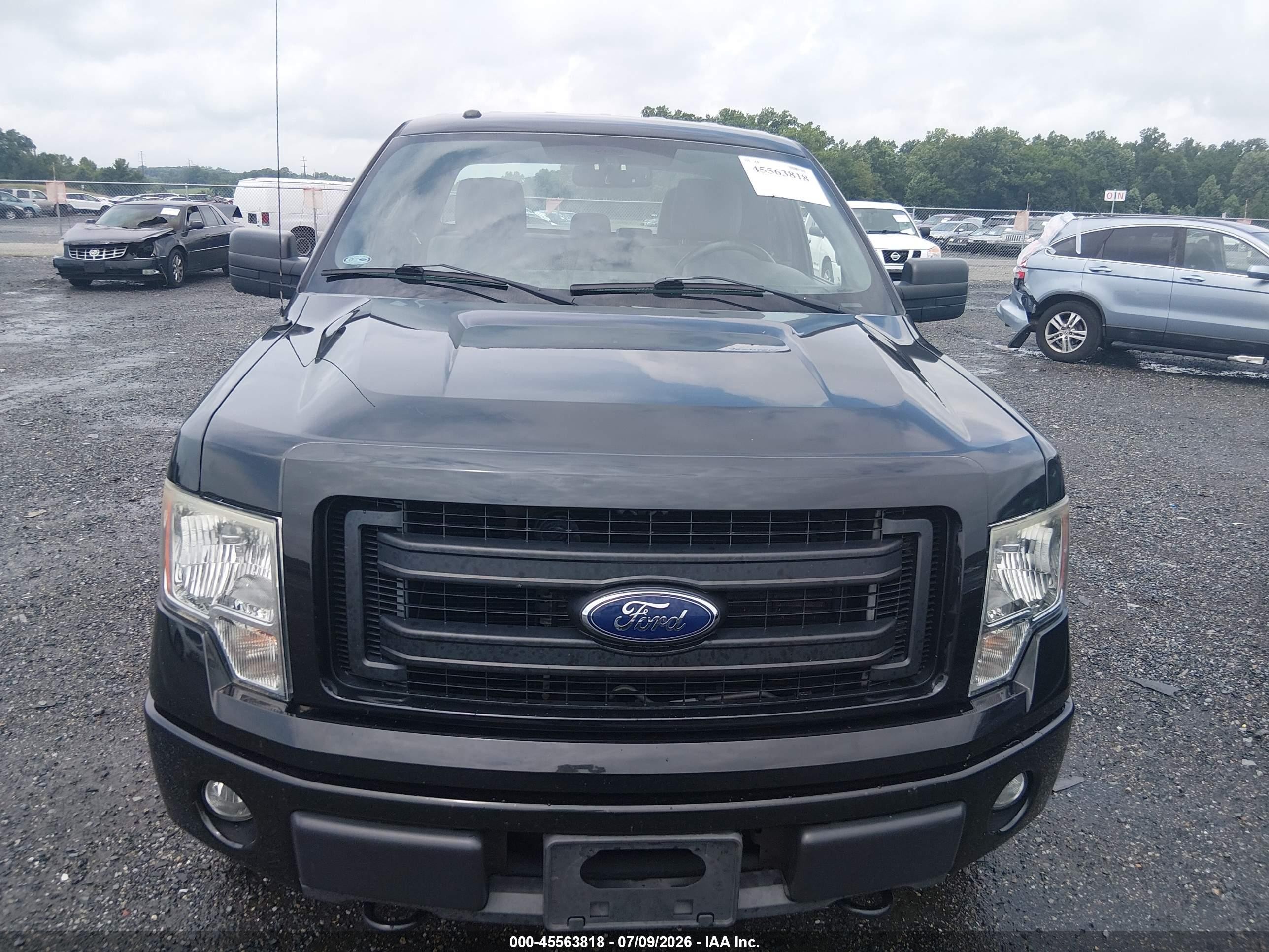 2014 Ford F-150 Stx Black vin: 1FTFX1EF4EKD38778