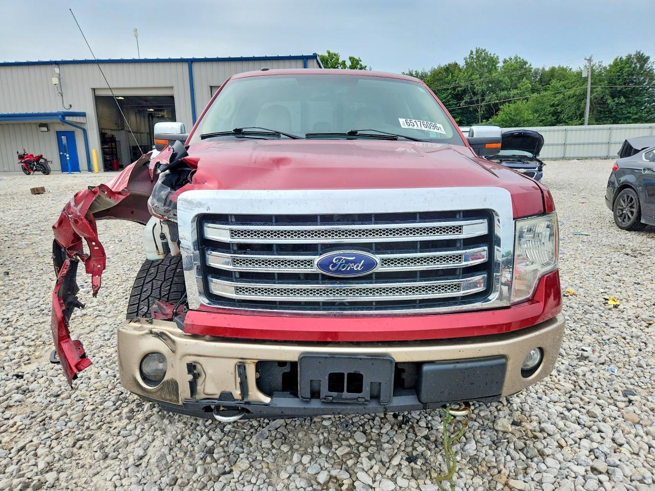 2014 Ford F150 Super Cab Burgundy vin: 1FTFX1EF4EKE64204