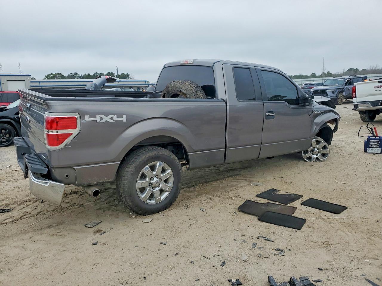 2014 Ford F150 Gray vin: 1FTFX1EF4EKF42254