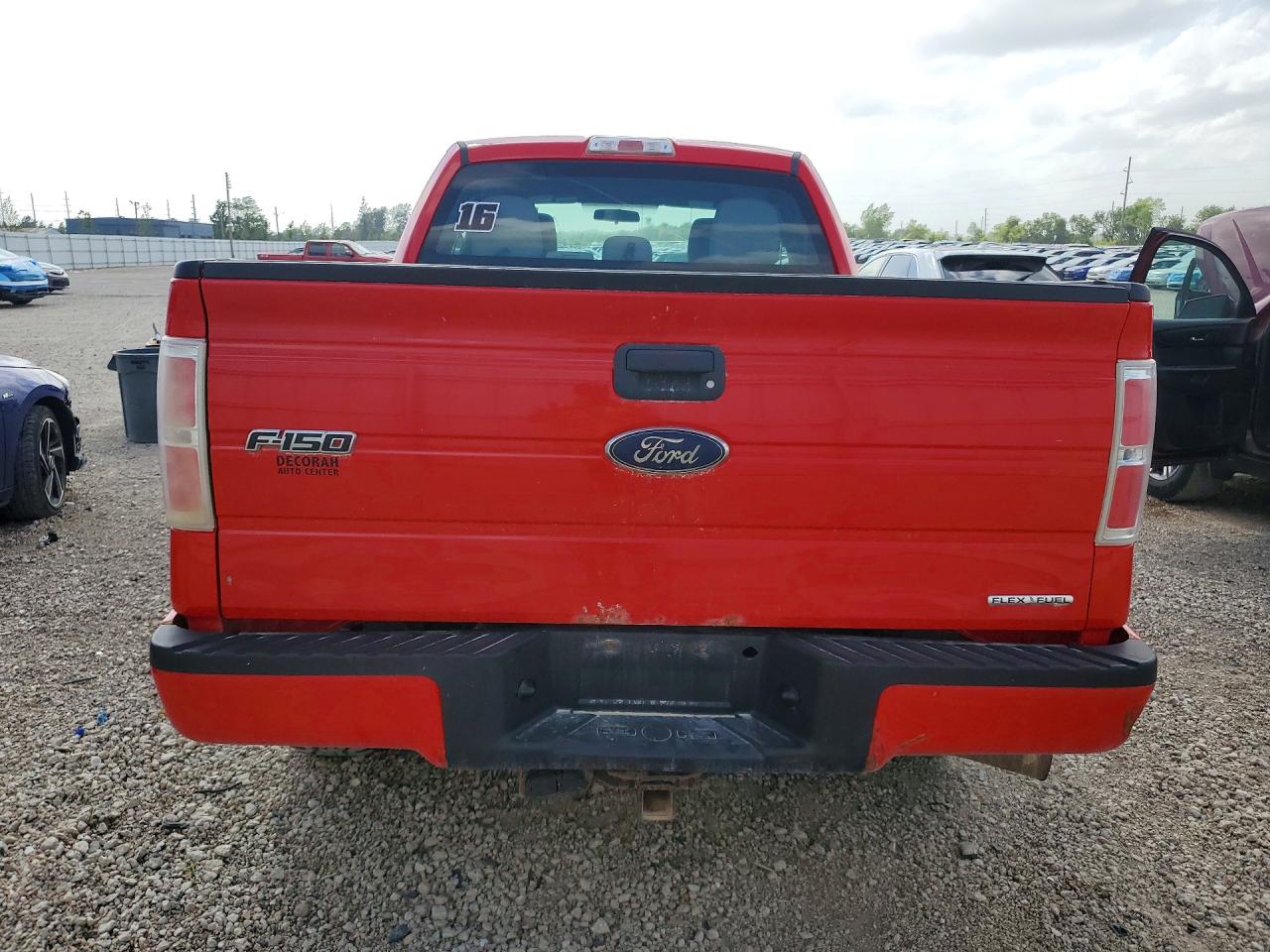 2014 Ford F150 Super Cab Red vin: 1FTFX1EF4EKG43939