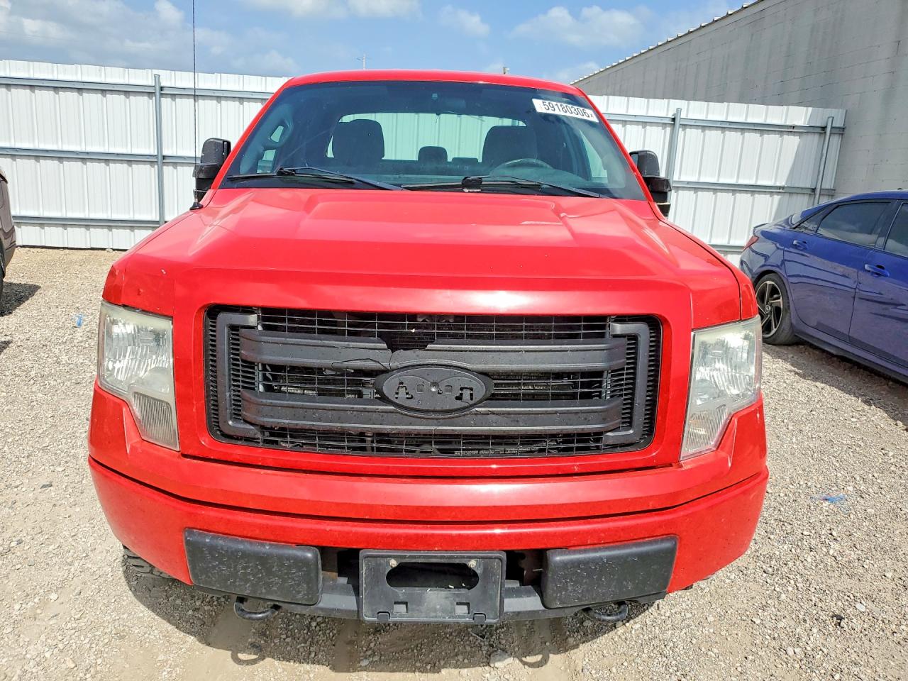 2014 Ford F150 Super Cab Red vin: 1FTFX1EF4EKG43939