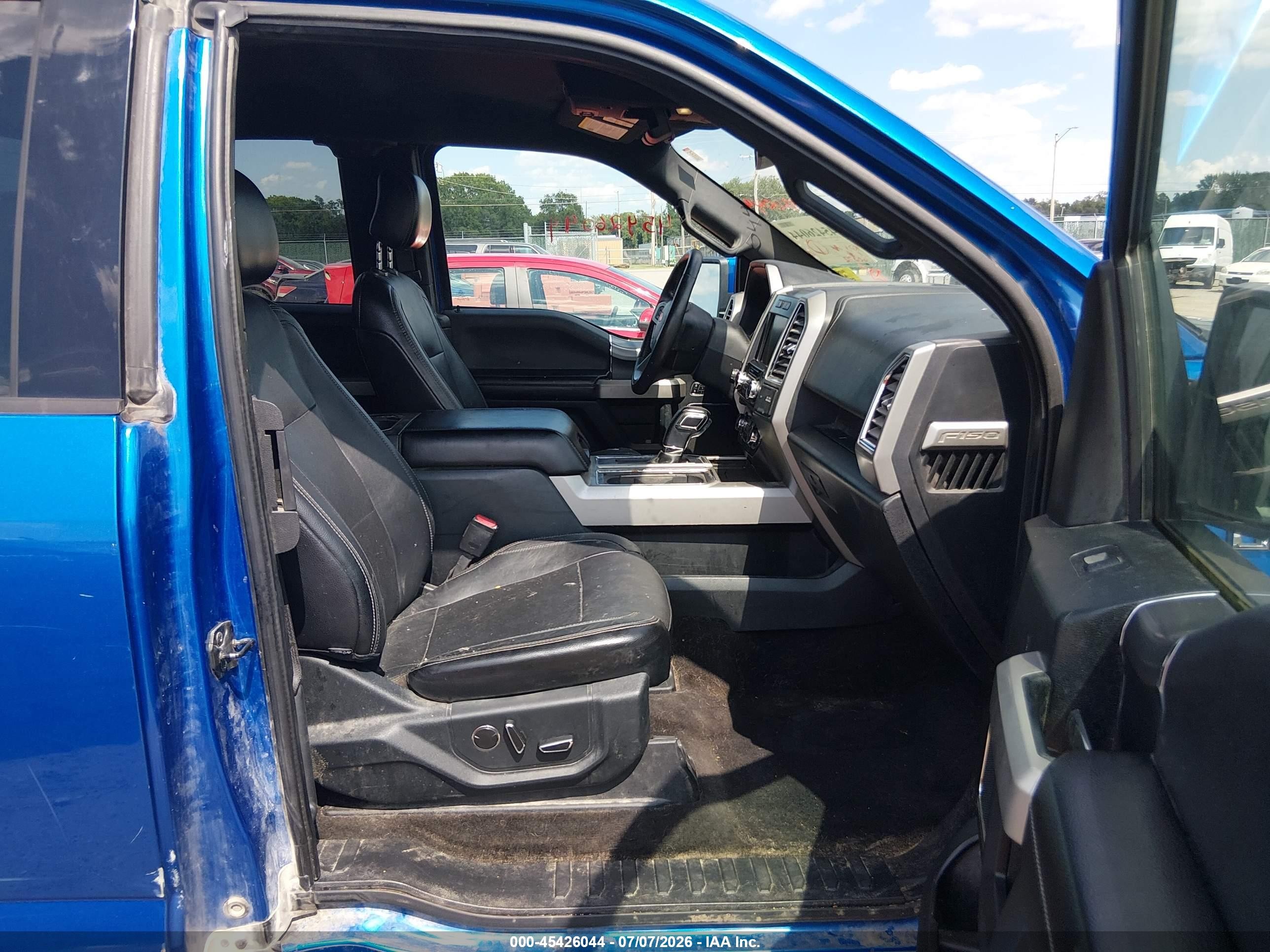 2015 Ford F-150 Lariat Blue vin: 1FTFX1EF4FFB21659