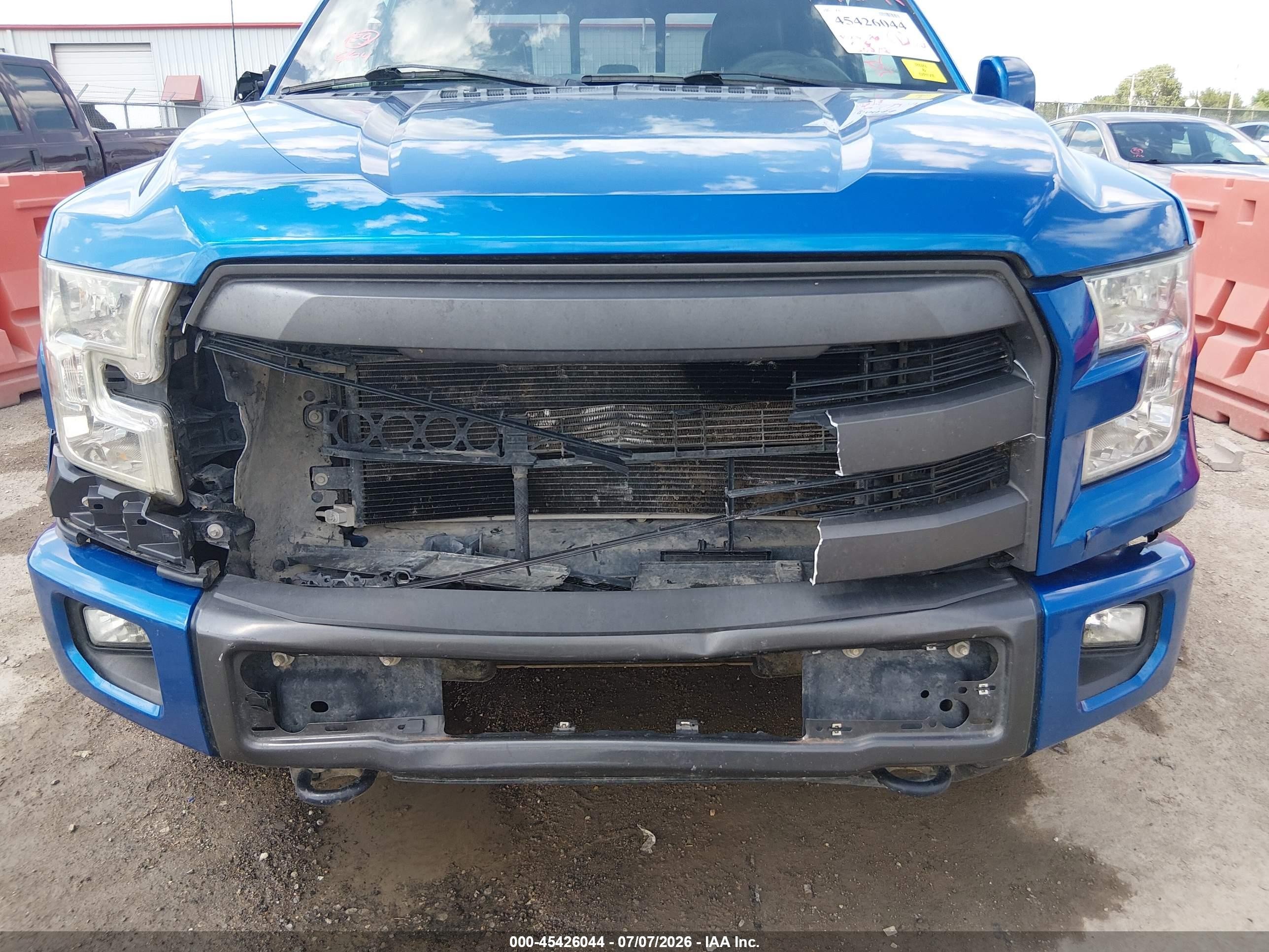 2015 Ford F-150 Lariat Blue vin: 1FTFX1EF4FFB21659