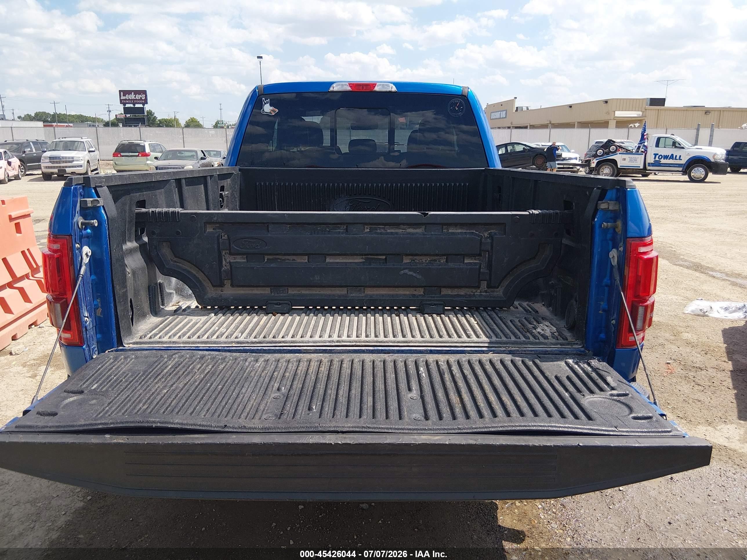 2015 Ford F-150 Lariat Blue vin: 1FTFX1EF4FFB21659