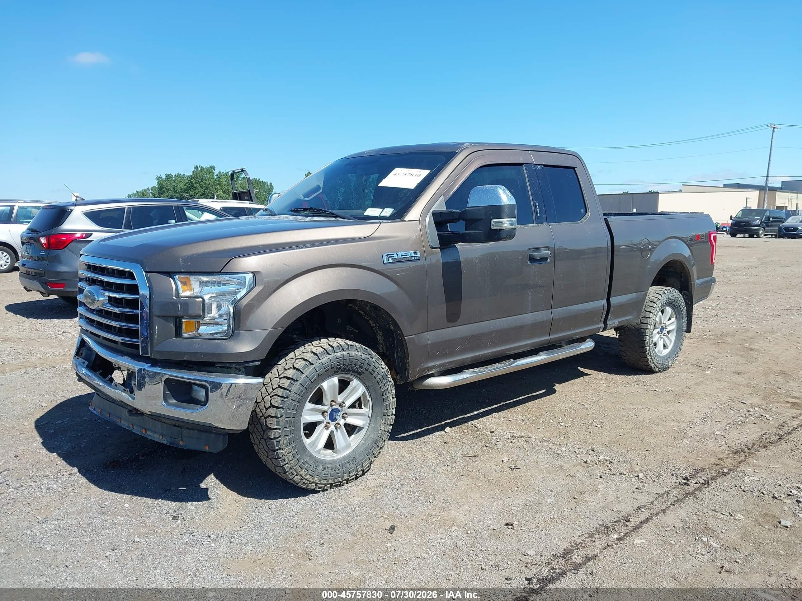 2015 Ford F-150 Xlt Коричневый vin: 1FTFX1EF4FFC04914