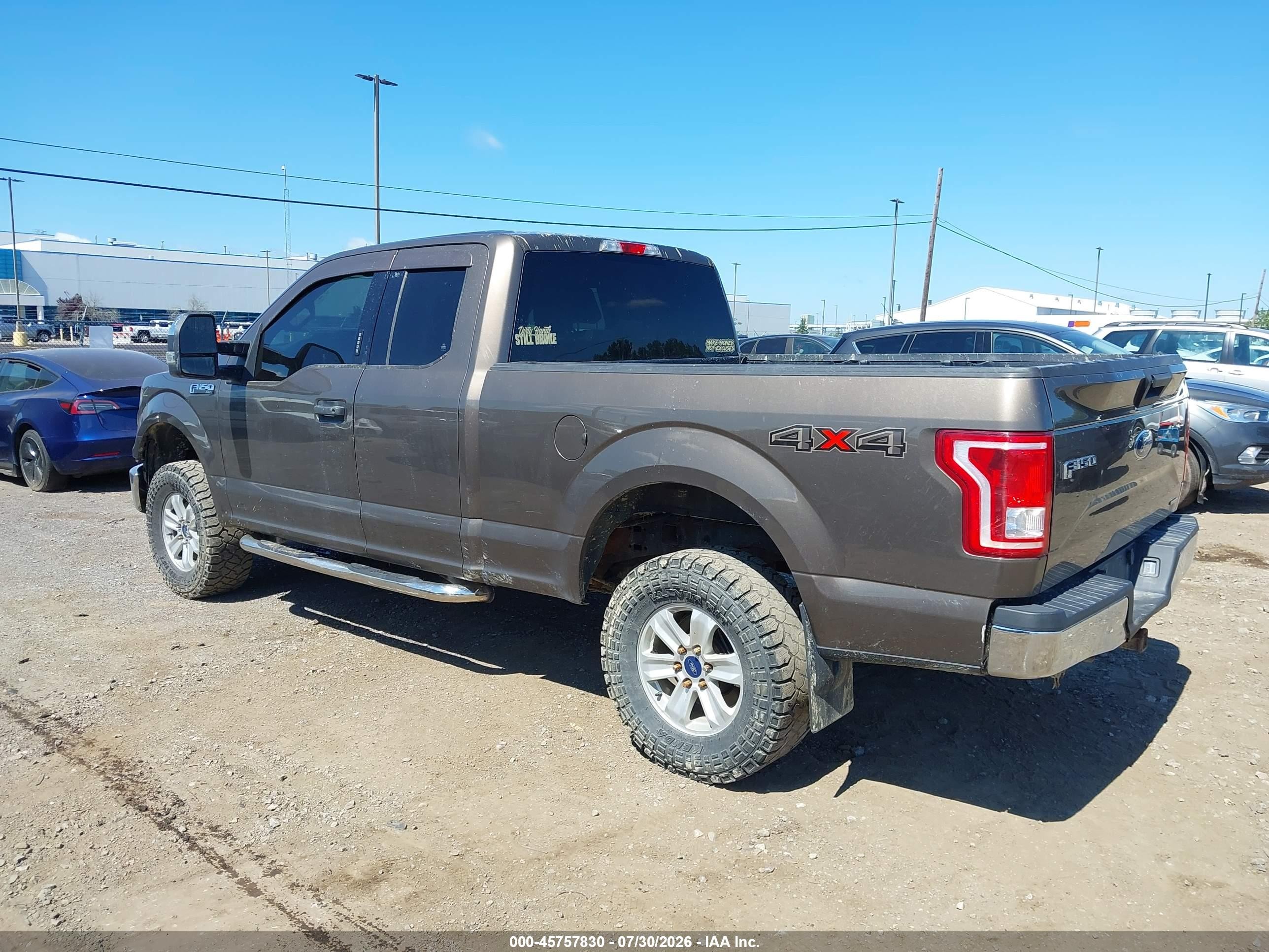 2015 Ford F-150 Xlt Коричневый vin: 1FTFX1EF4FFC04914