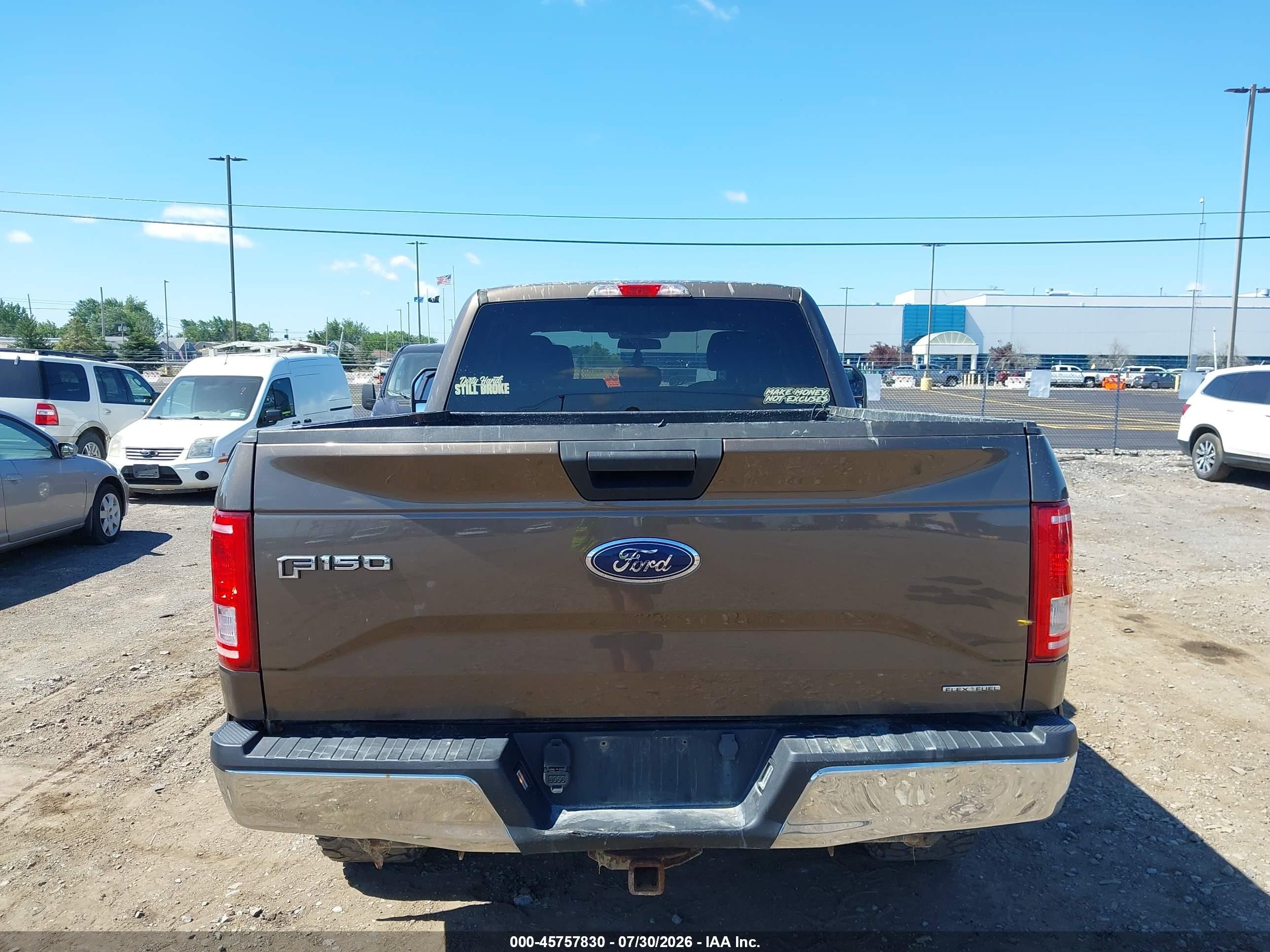 2015 Ford F-150 Xlt Коричневый vin: 1FTFX1EF4FFC04914