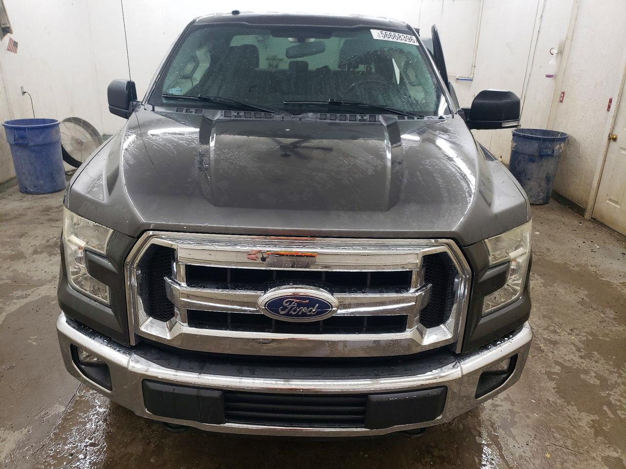 2015 Ford F150 Super Cab Gray vin: 1FTFX1EF4FKF21406