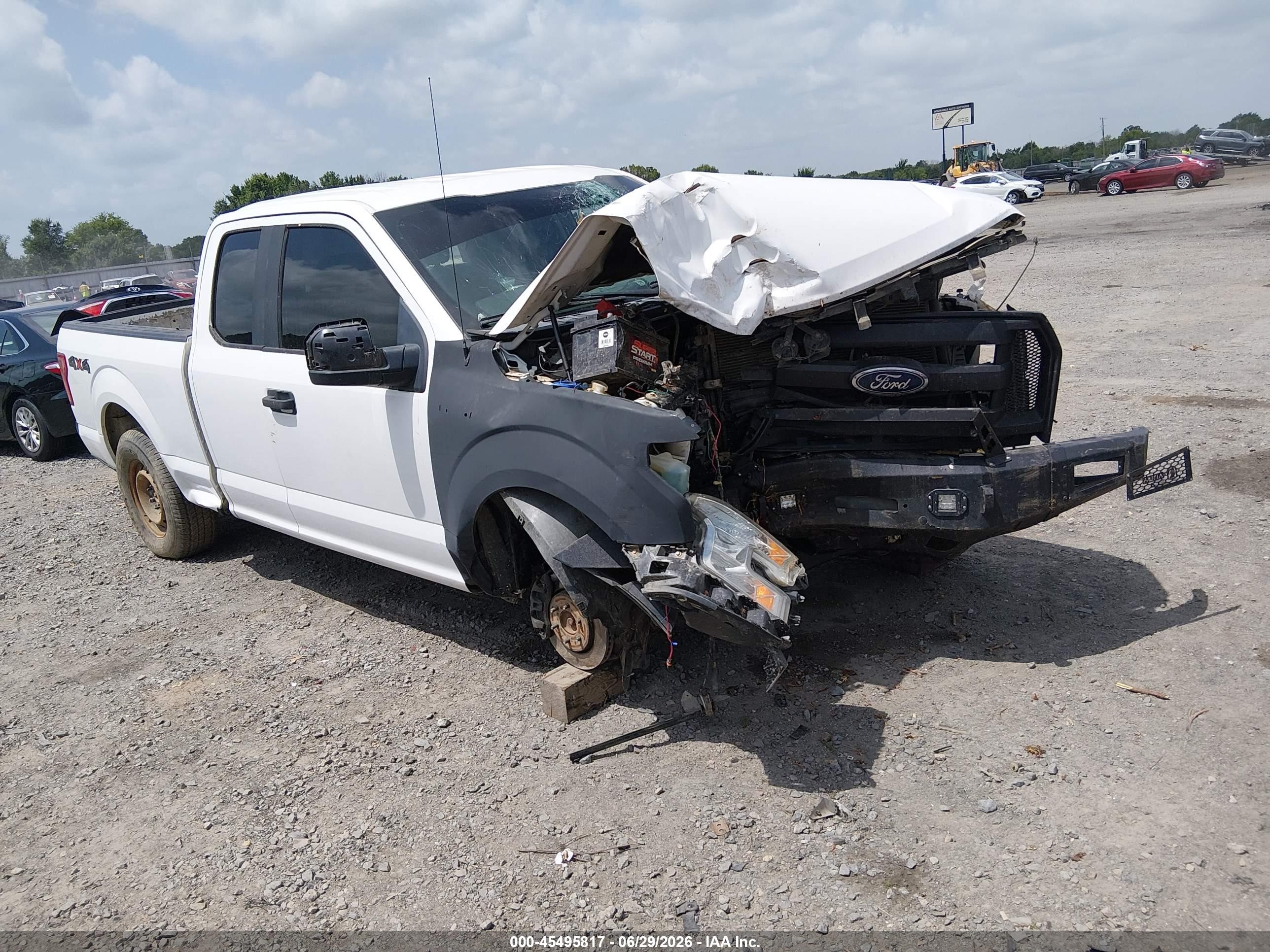 2017 Ford F-150 Lariat/xl/xlt White vin: 1FTFX1EF4HKC47563