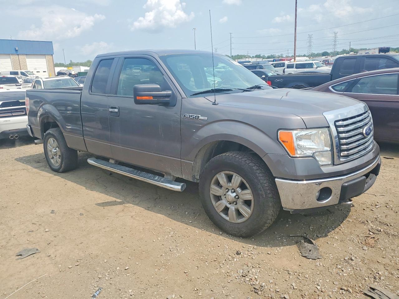 2011 Ford F150 Super Cab Gray vin: 1FTFX1EF5BFA39434