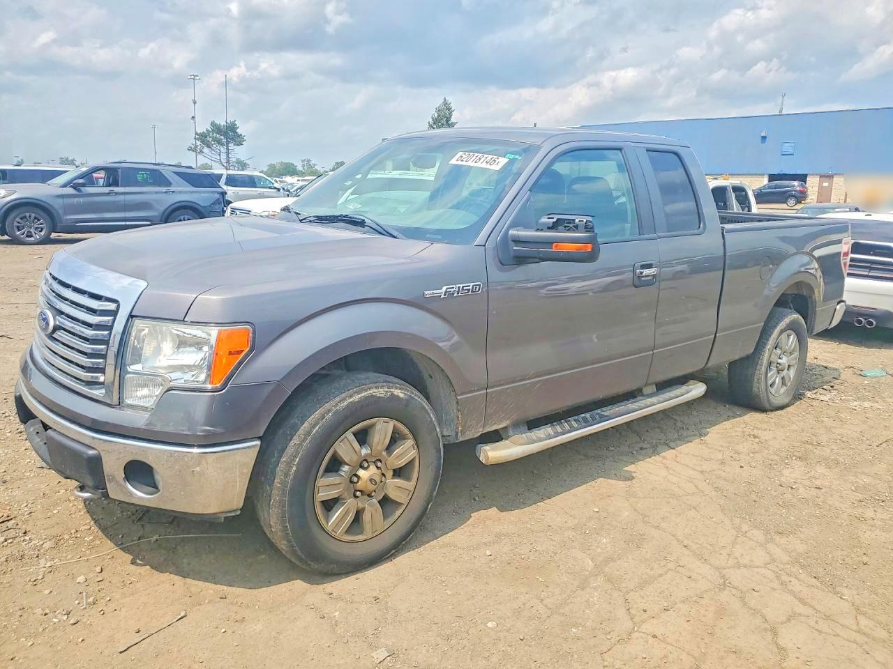 2011 Ford F150 Super Cab Gray vin: 1FTFX1EF5BFA39434