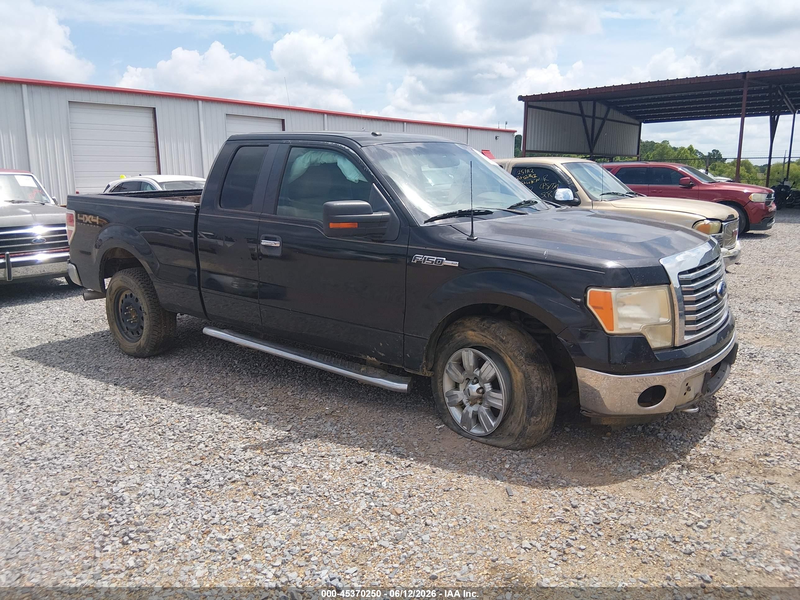 2011 Ford F-150 Xlt Black vin: 1FTFX1EF5BFB08607