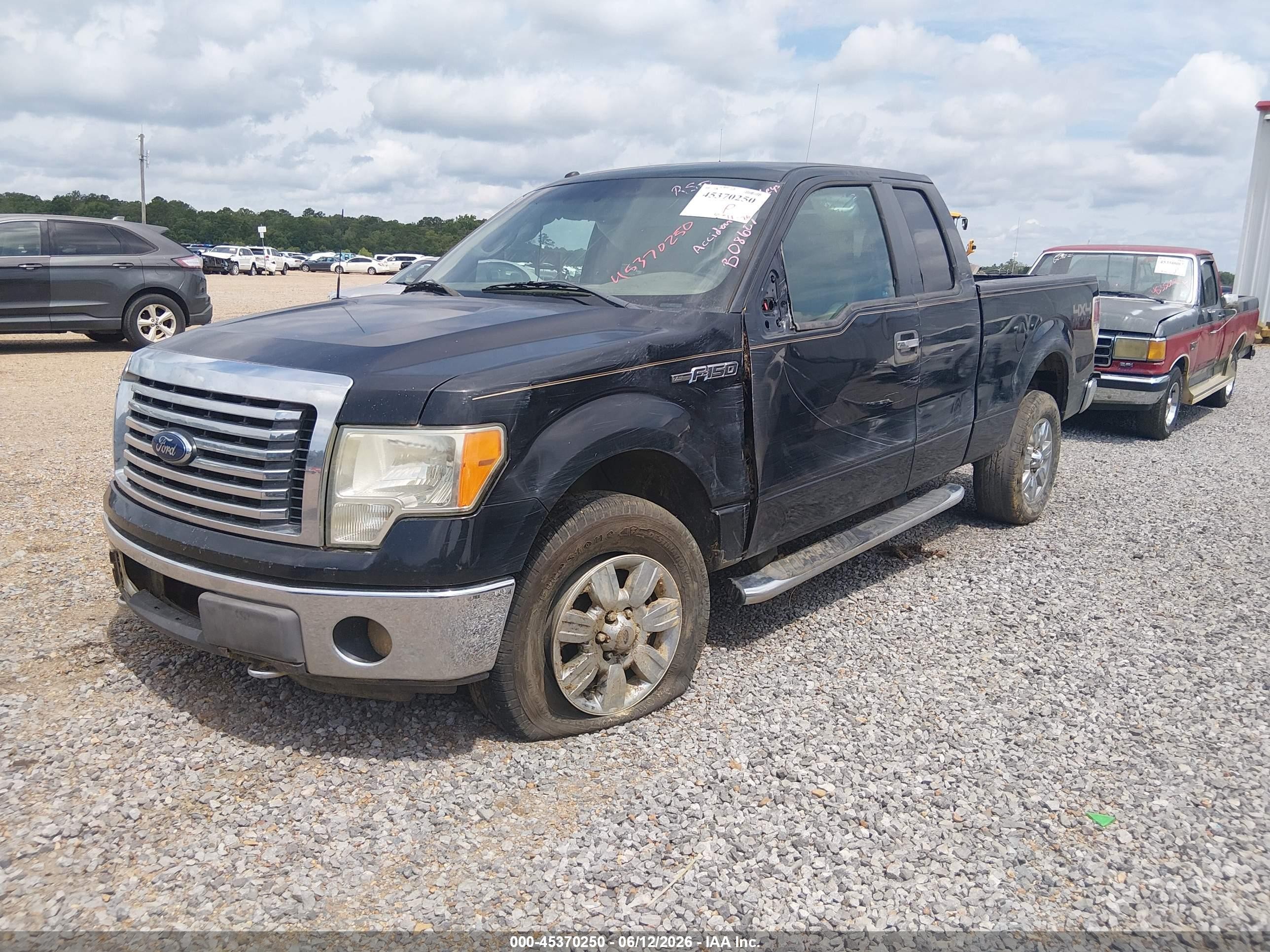 2011 Ford F-150 Xlt Black vin: 1FTFX1EF5BFB08607