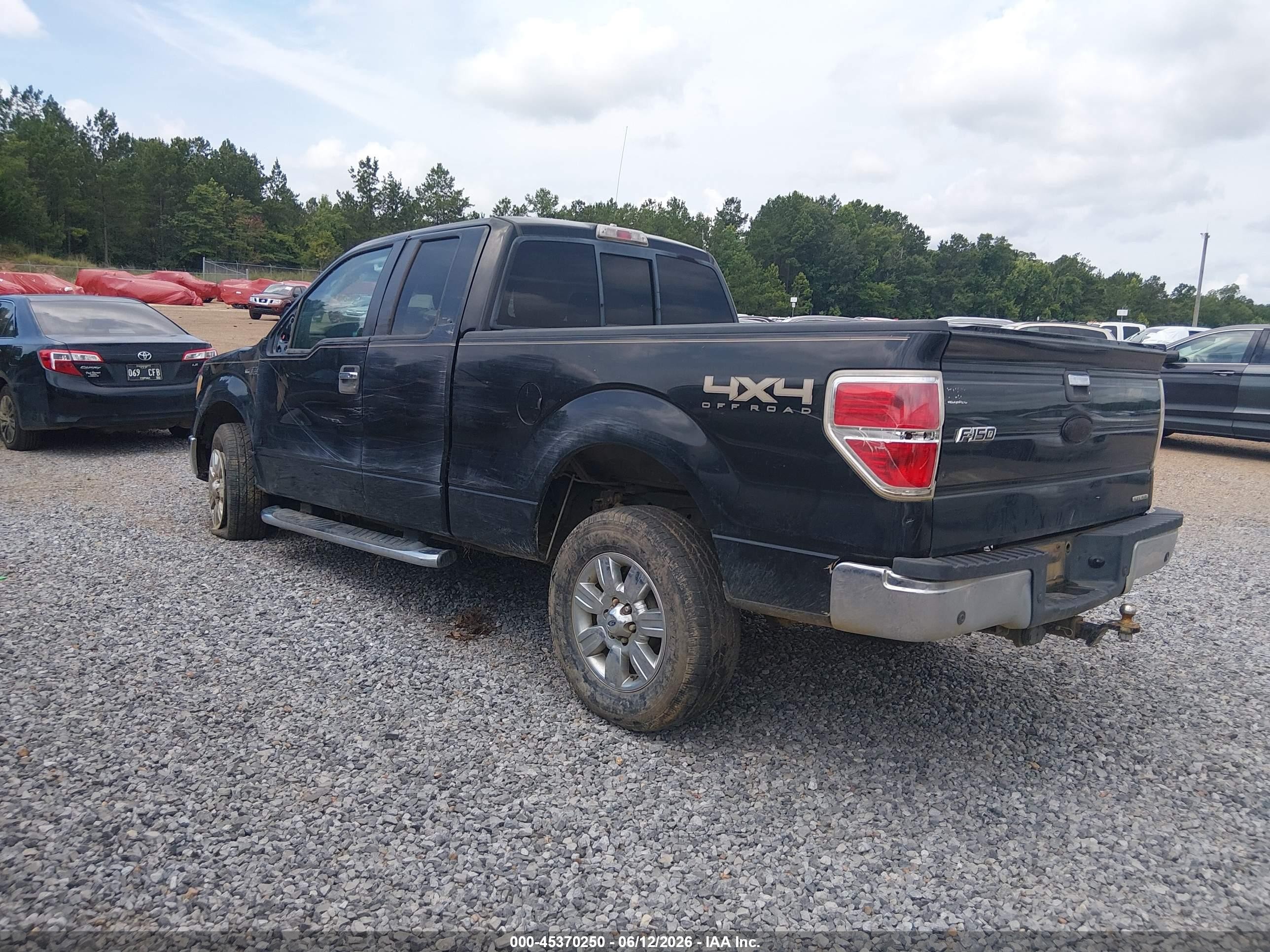 2011 Ford F-150 Xlt Black vin: 1FTFX1EF5BFB08607