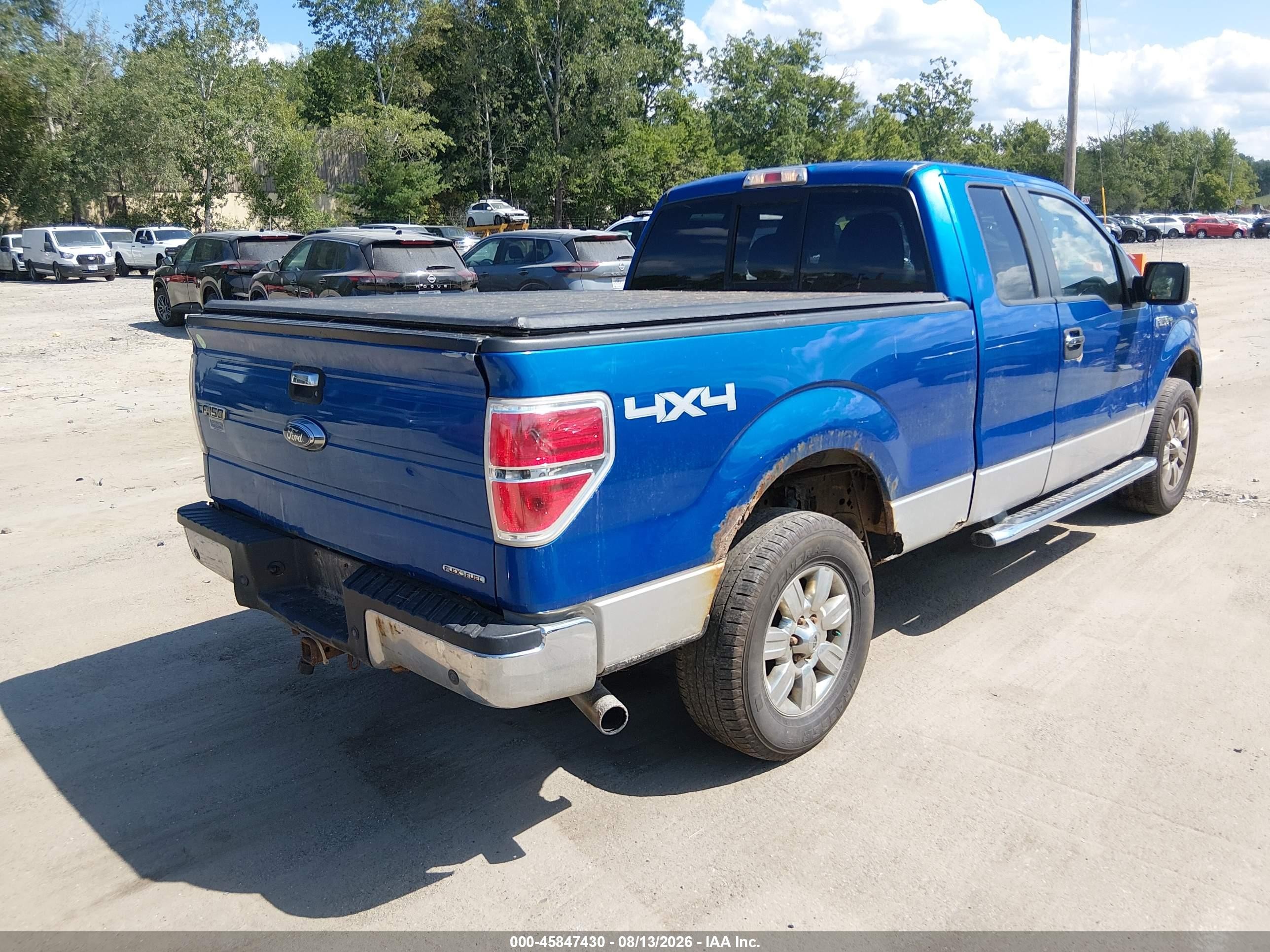 2011 Ford F-150 Xlt Blue vin: 1FTFX1EF5BKD15943