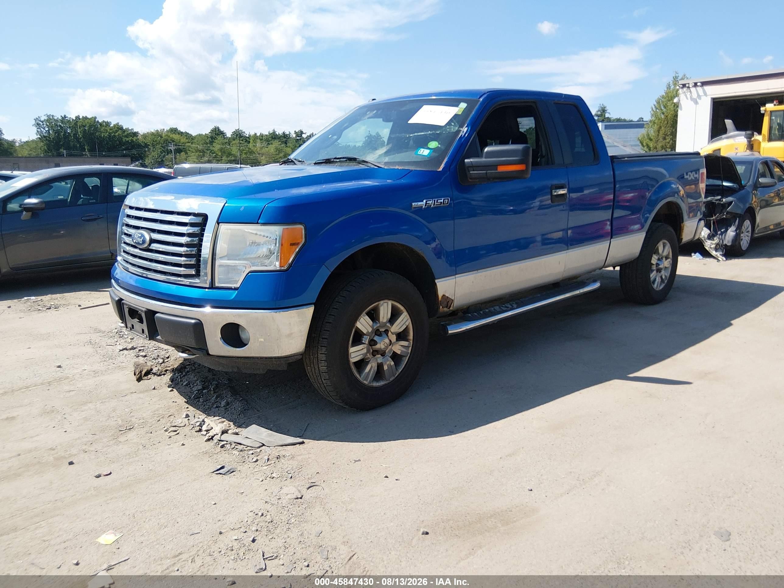 2011 Ford F-150 Xlt Blue vin: 1FTFX1EF5BKD15943