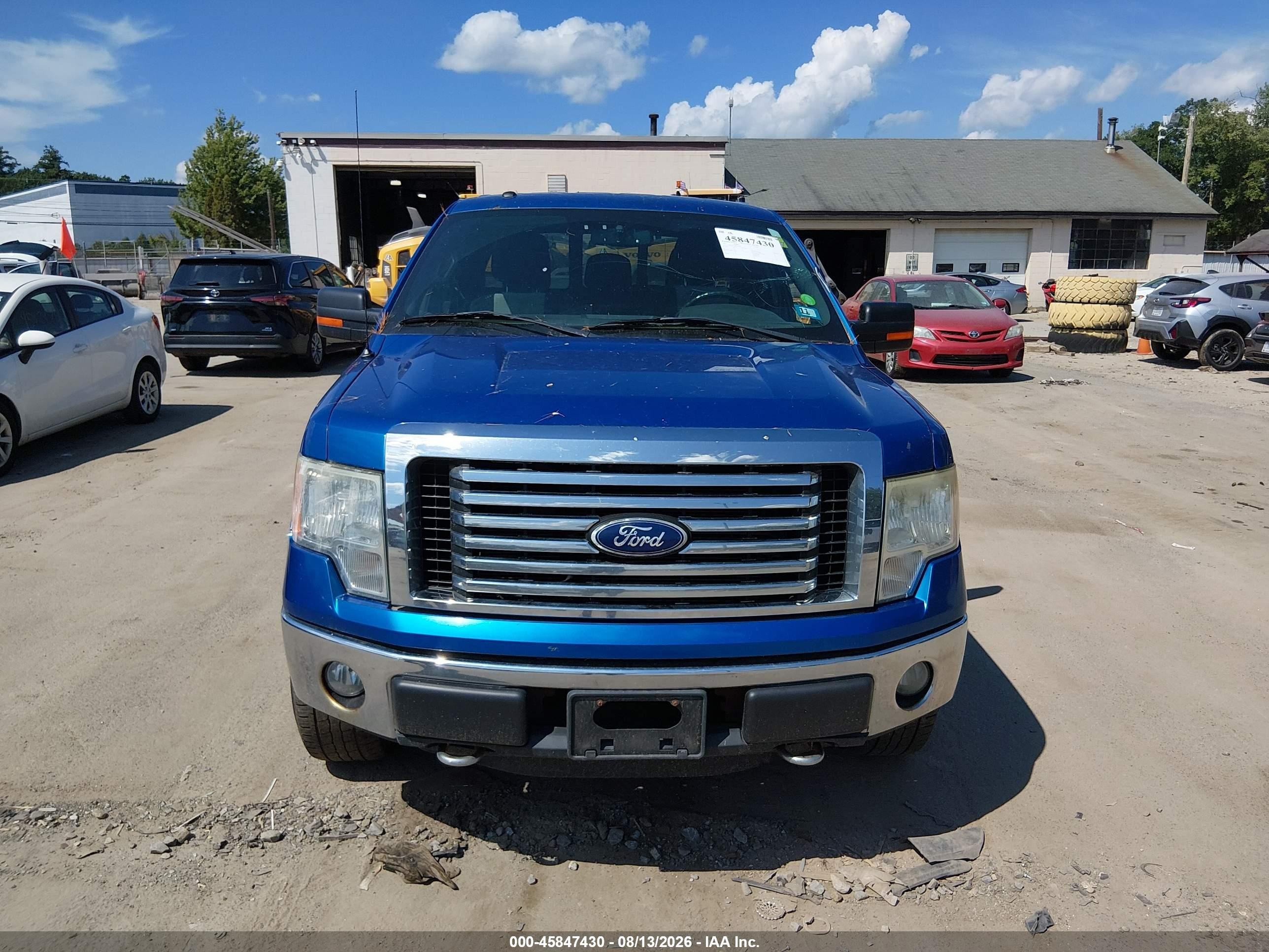 2011 Ford F-150 Xlt Blue vin: 1FTFX1EF5BKD15943