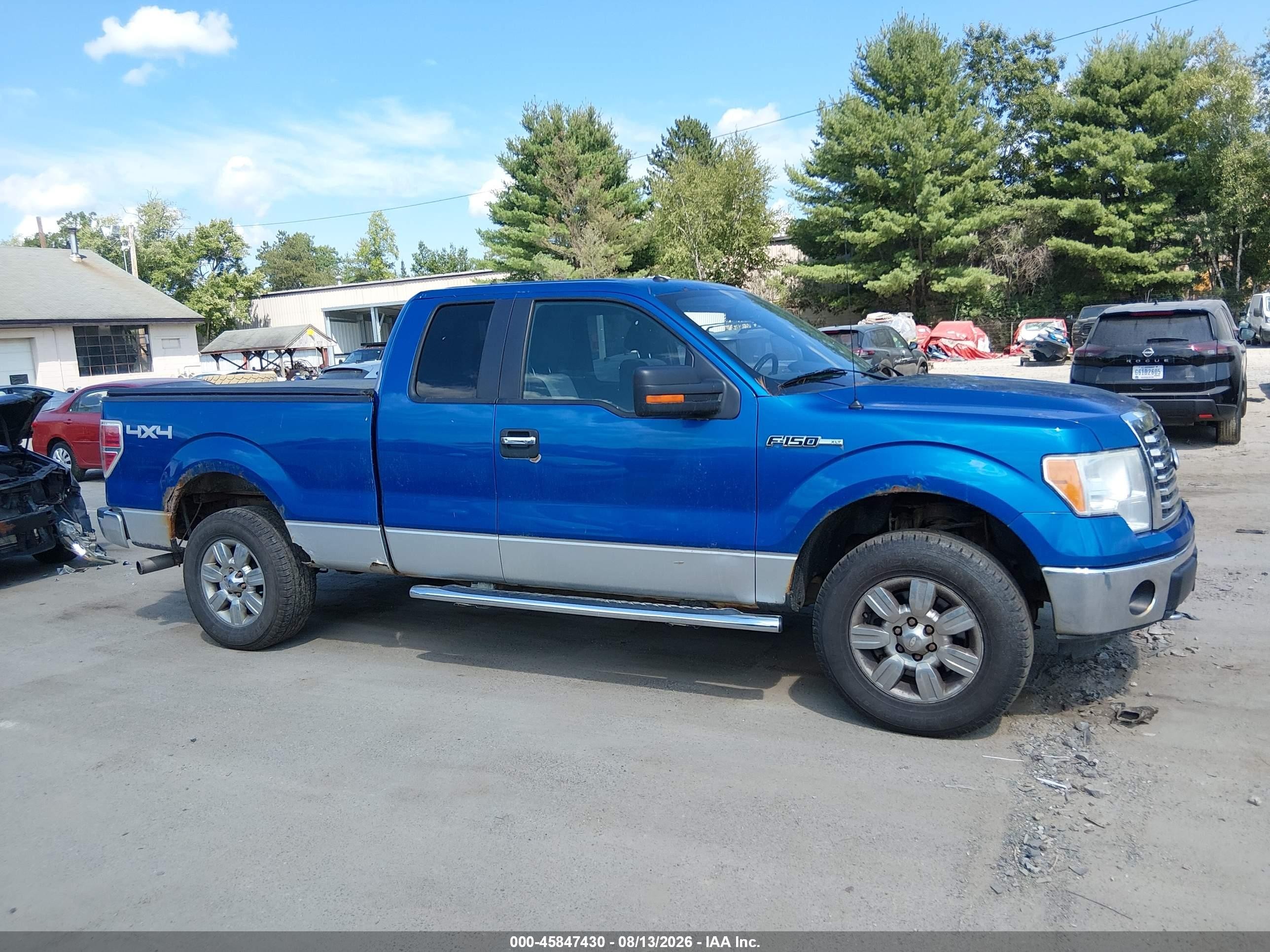 2011 Ford F-150 Xlt Blue vin: 1FTFX1EF5BKD15943