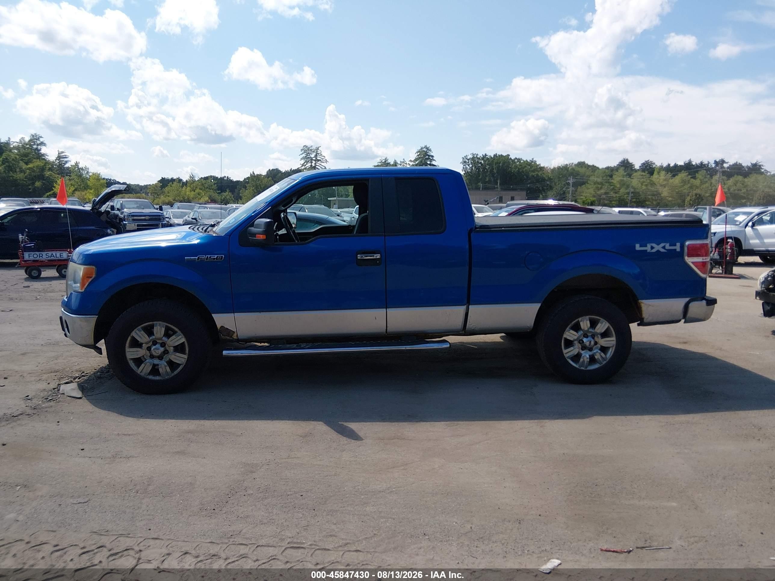 2011 Ford F-150 Xlt Blue vin: 1FTFX1EF5BKD15943