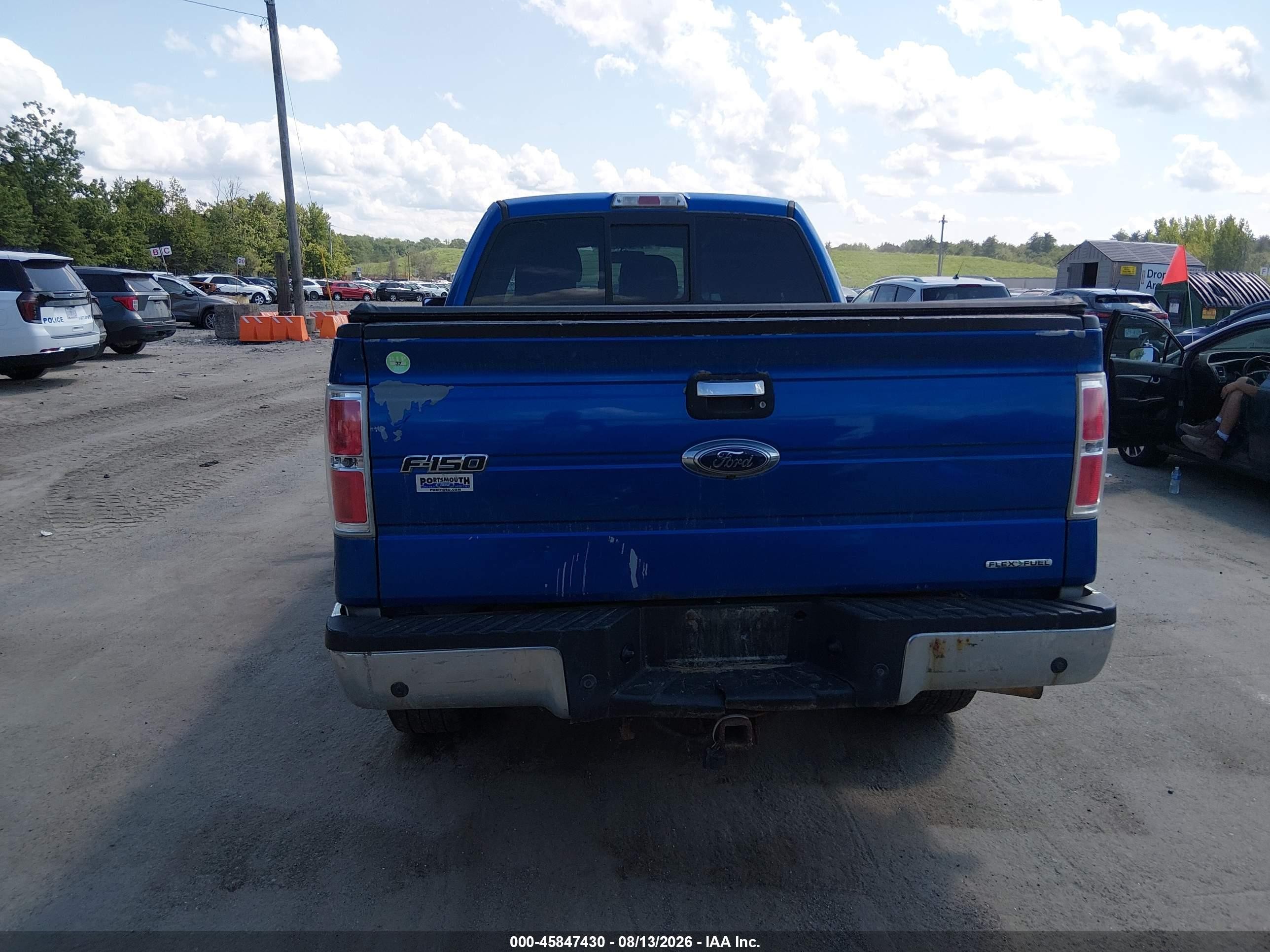 2011 Ford F-150 Xlt Blue vin: 1FTFX1EF5BKD15943