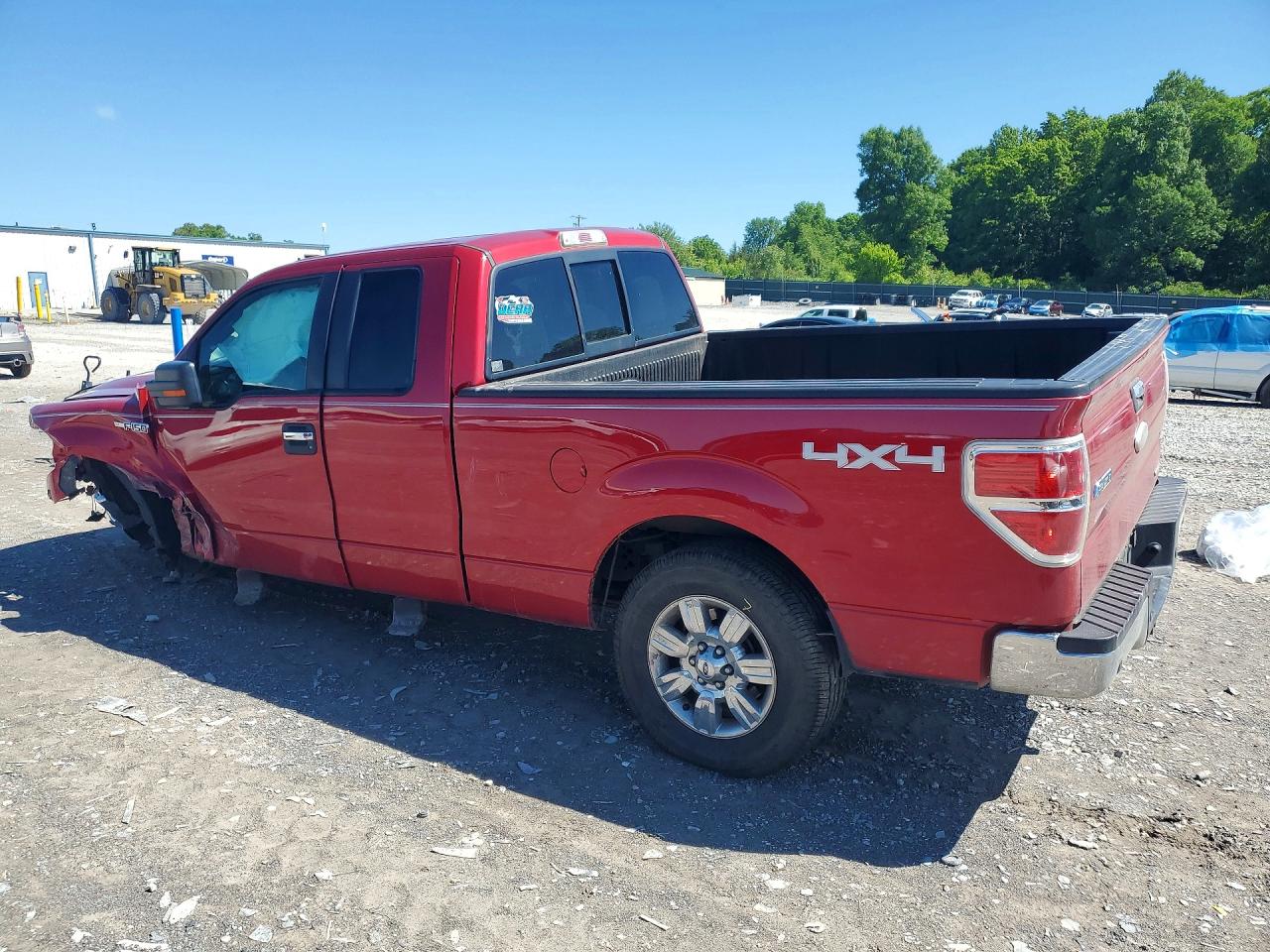 2012 Ford F150 Super Cab Красный vin: 1FTFX1EF5CFA38575