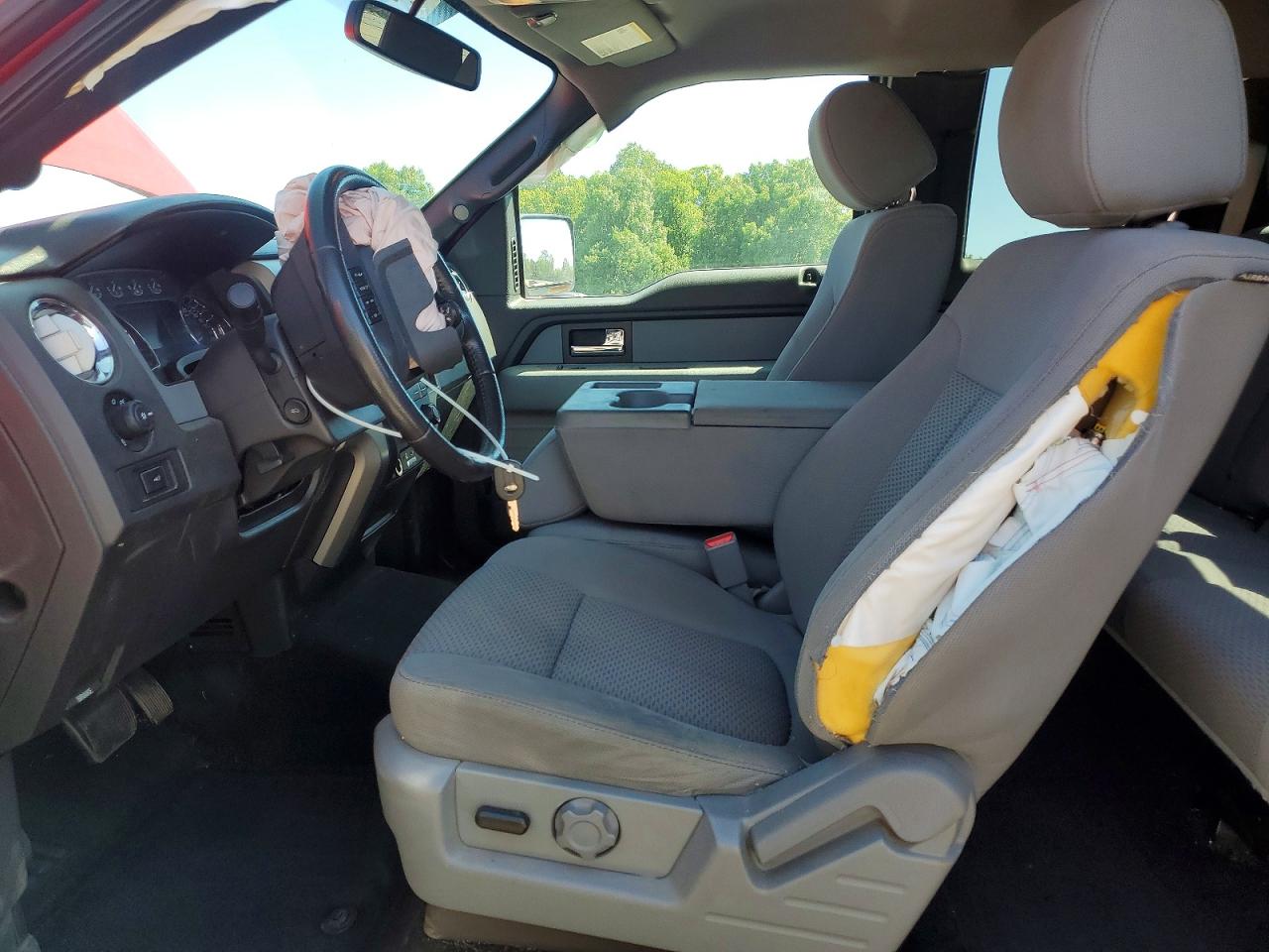 2012 Ford F150 Super Cab Красный vin: 1FTFX1EF5CFA38575