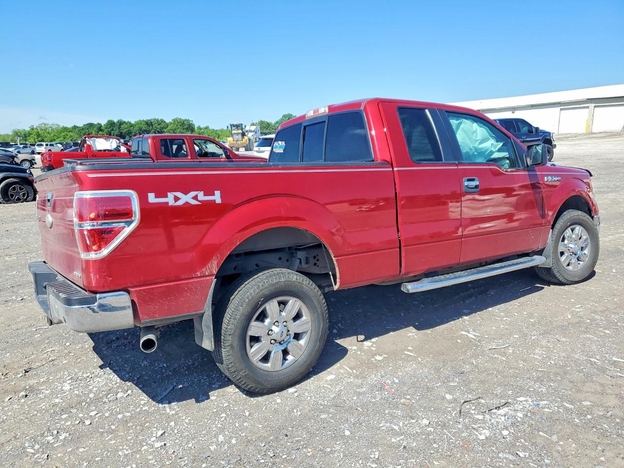 2012 Ford F150 Super Cab Красный vin: 1FTFX1EF5CFA38575