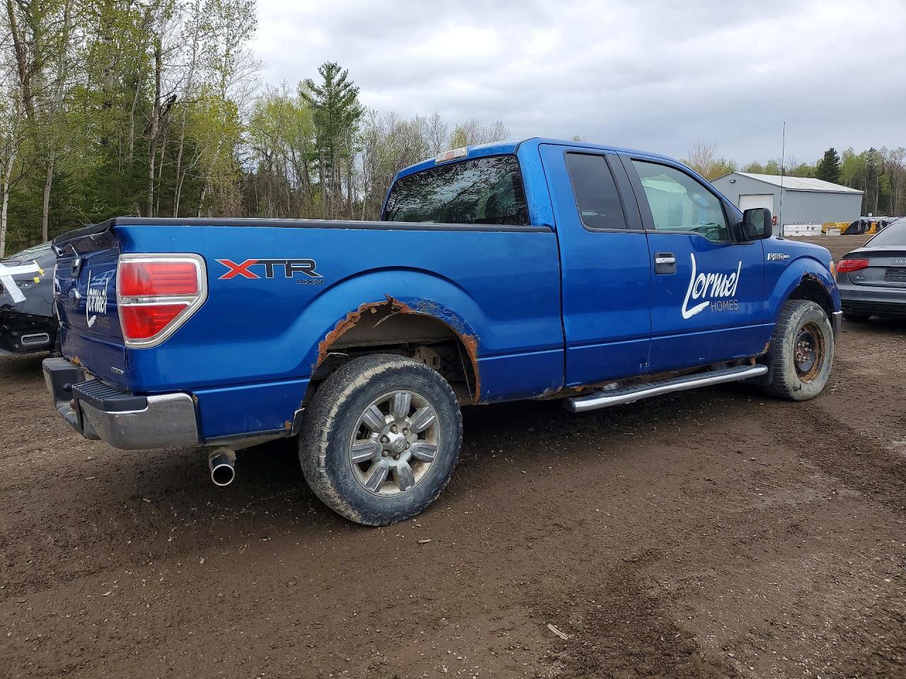 2012 Ford F150 Super Cab Blue vin: 1FTFX1EF5CFC84218