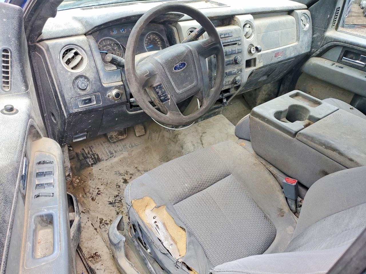 2012 Ford F150 Super Cab Blue vin: 1FTFX1EF5CFC84218