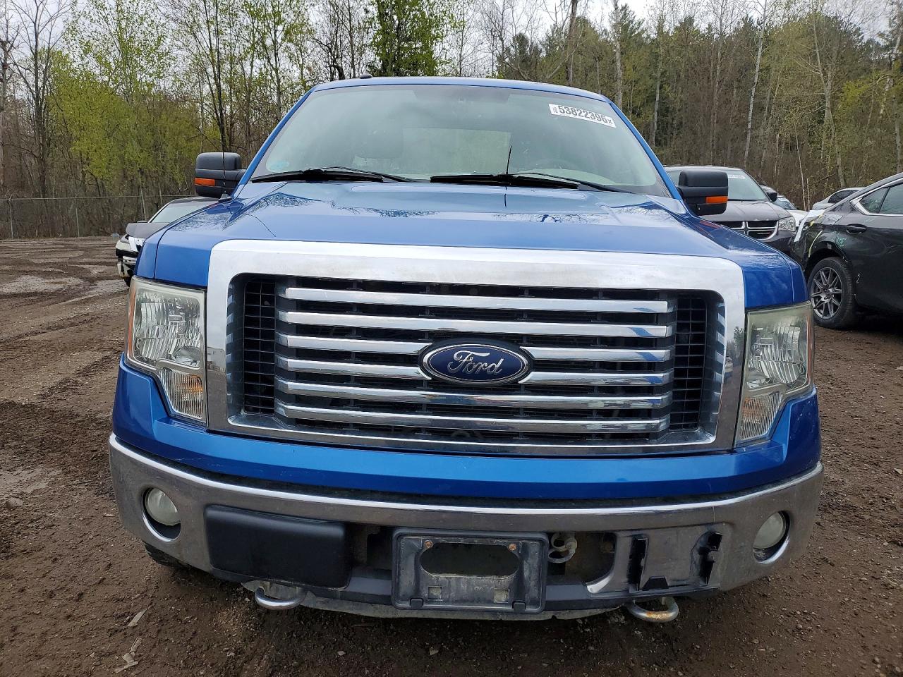 2012 Ford F150 Super Cab Blue vin: 1FTFX1EF5CFC84218
