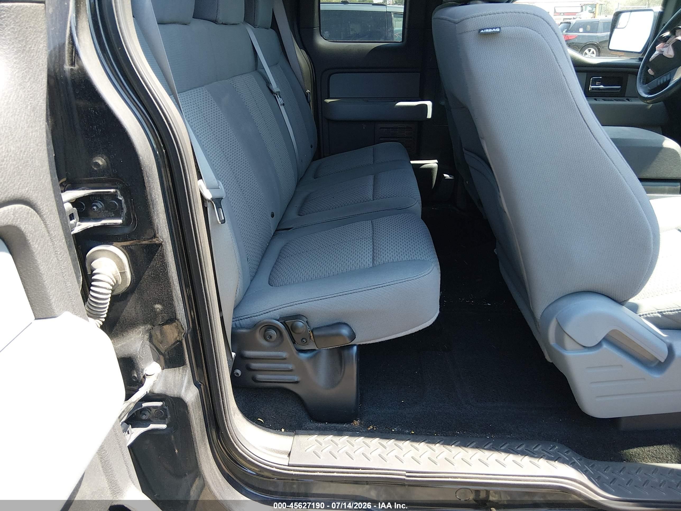 2012 Ford F-150 Xlt Black vin: 1FTFX1EF5CFD09702
