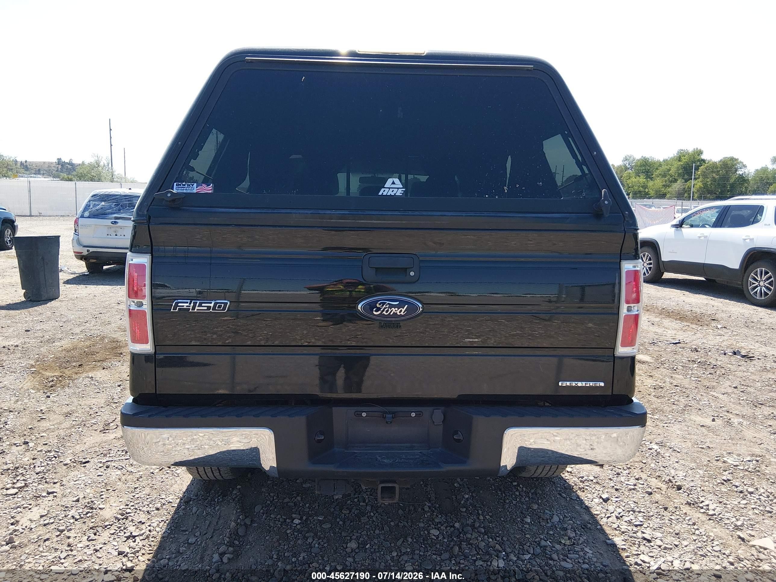 2012 Ford F-150 Xlt Black vin: 1FTFX1EF5CFD09702