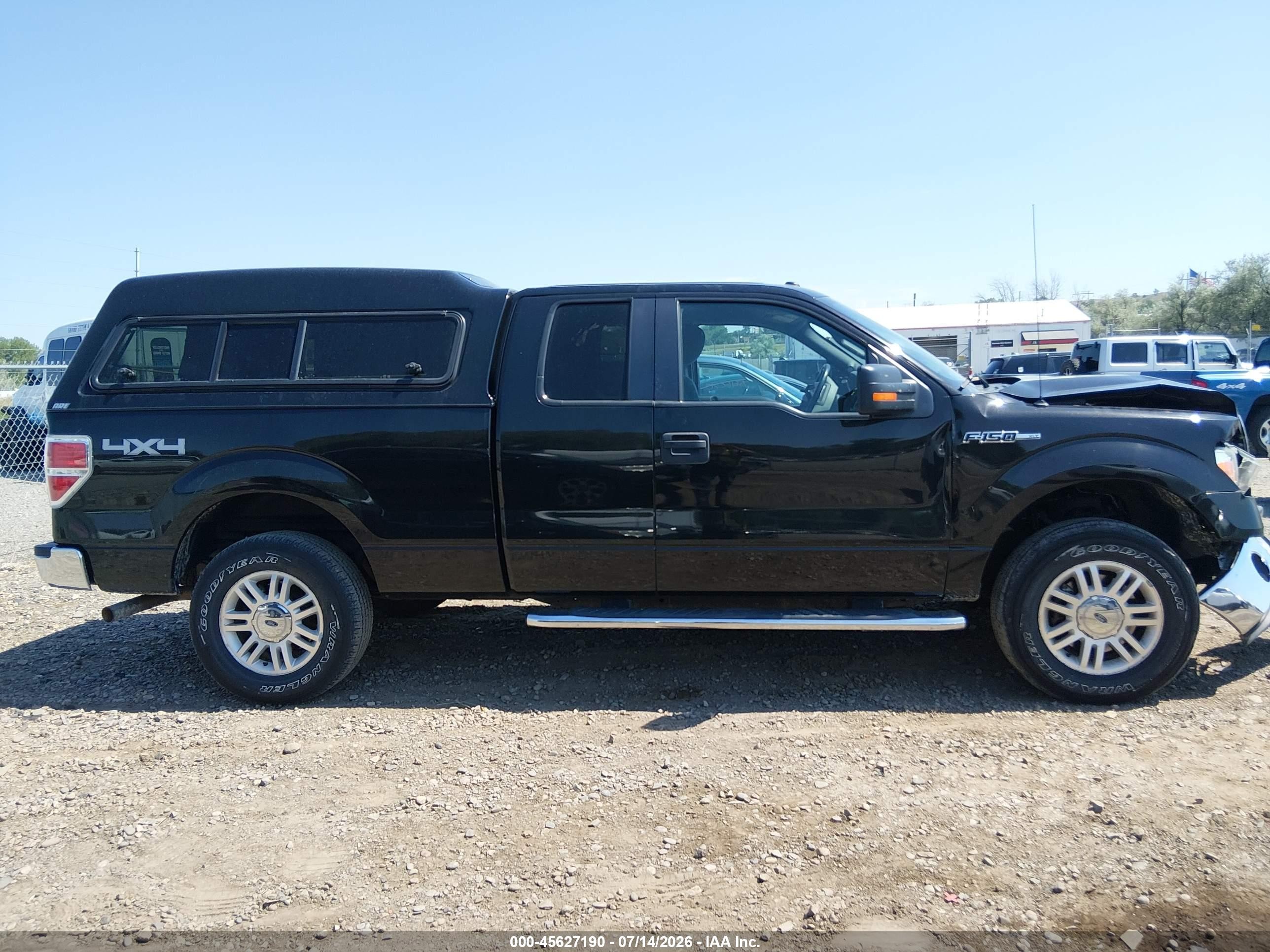 2012 Ford F-150 Xlt Black vin: 1FTFX1EF5CFD09702