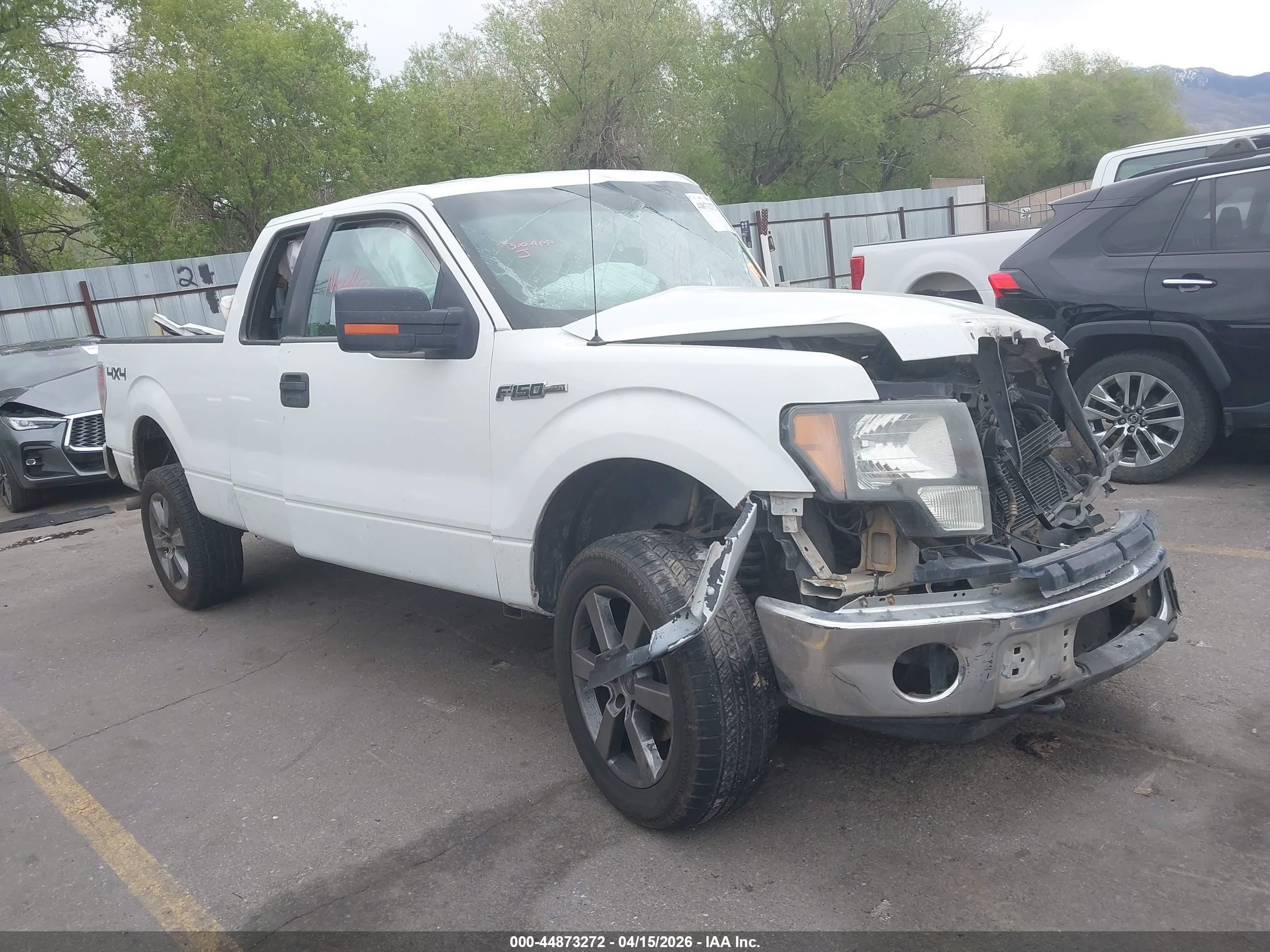 2012 Ford F-150 Xlt White vin: 1FTFX1EF5CKE39390