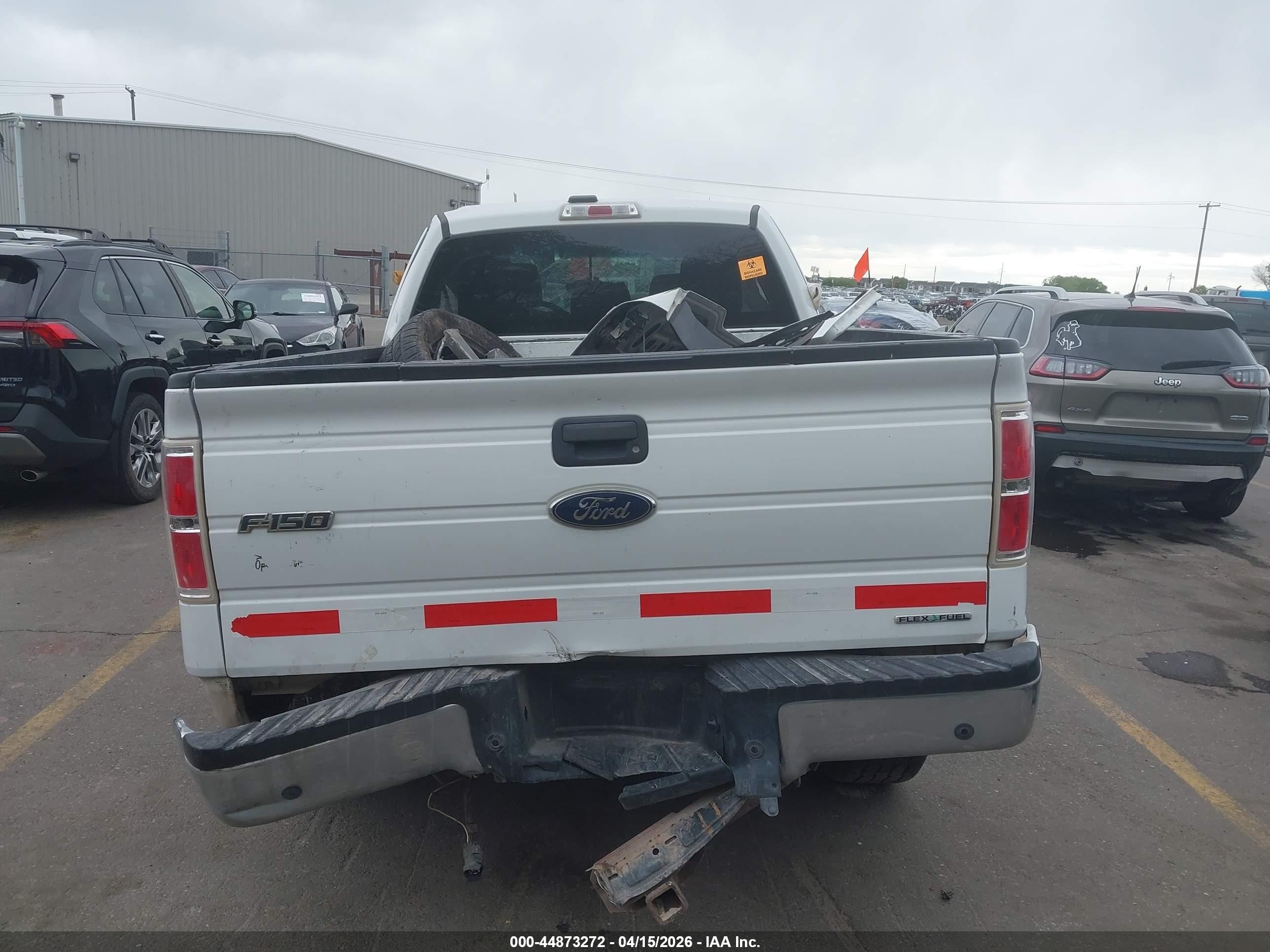2012 Ford F-150 Xlt White vin: 1FTFX1EF5CKE39390