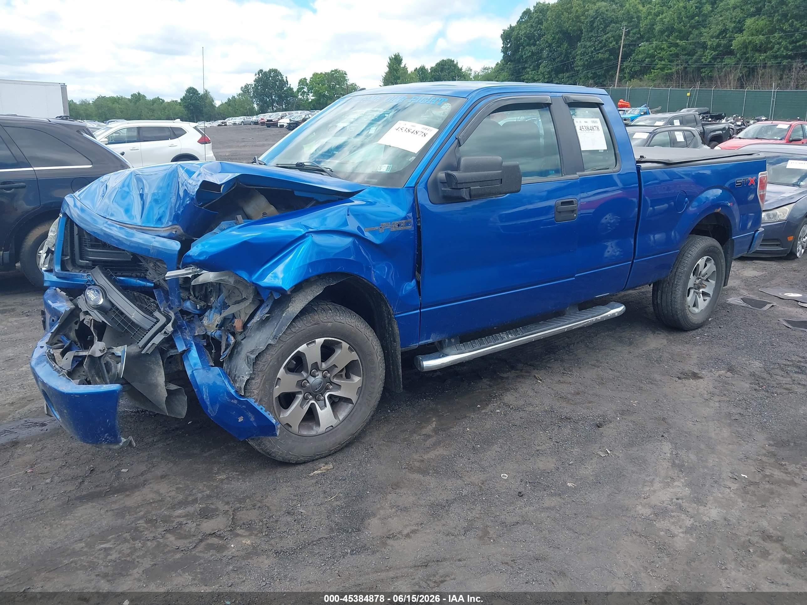 2013 Ford F-150 Stx Синий vin: 1FTFX1EF5DFD44337