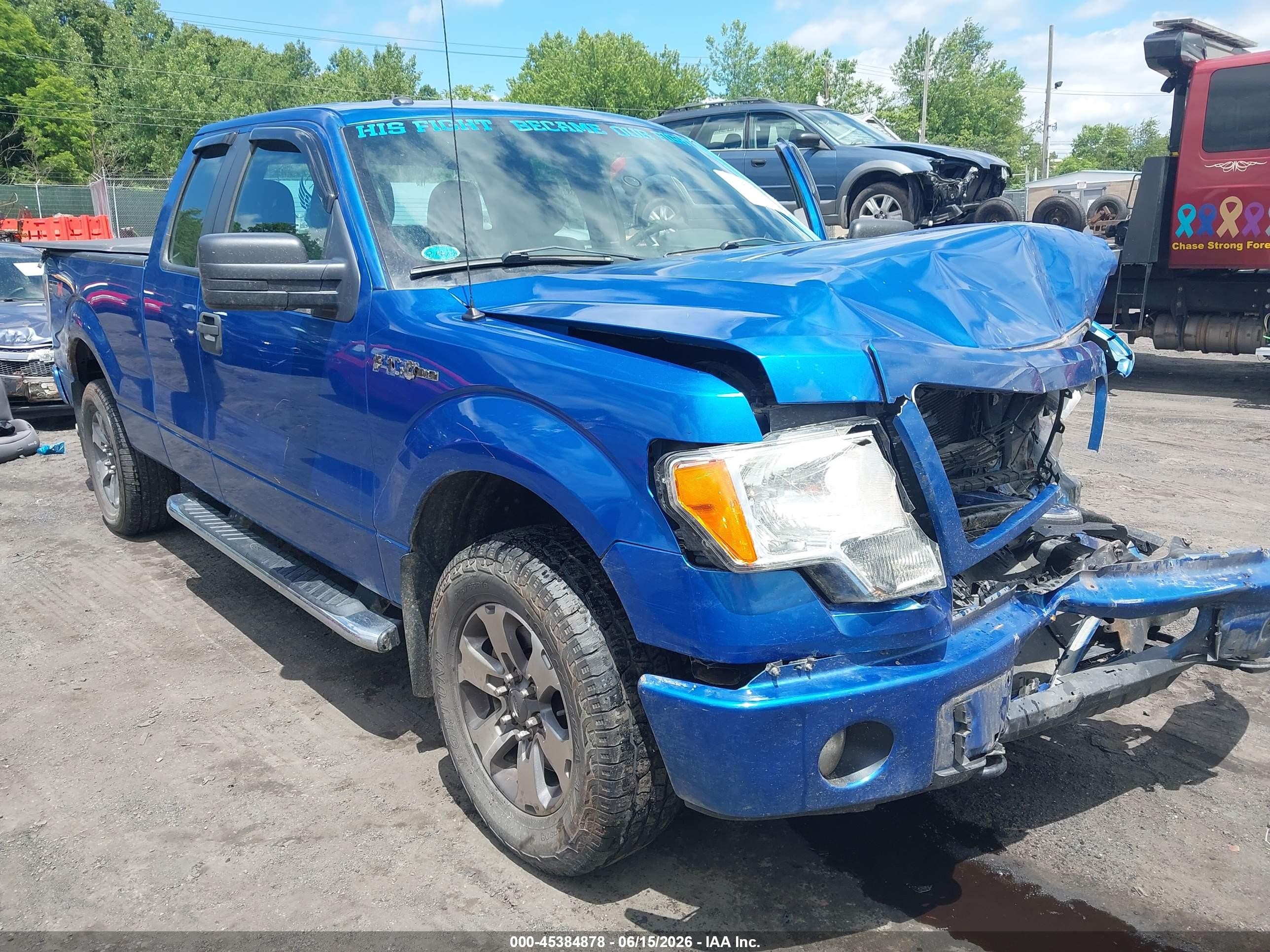 2013 Ford F-150 Stx Синий vin: 1FTFX1EF5DFD44337