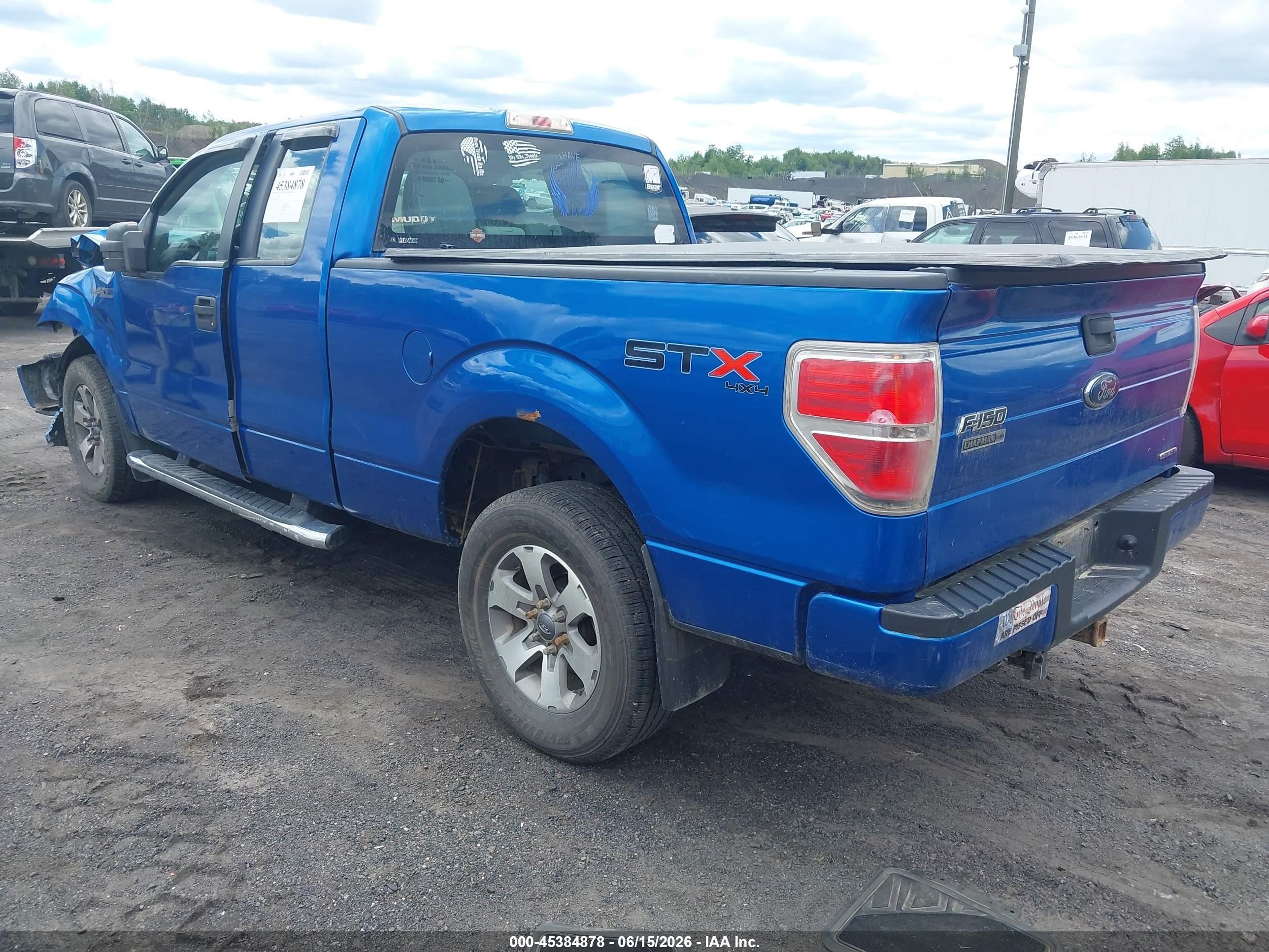 2013 Ford F-150 Stx Синий vin: 1FTFX1EF5DFD44337