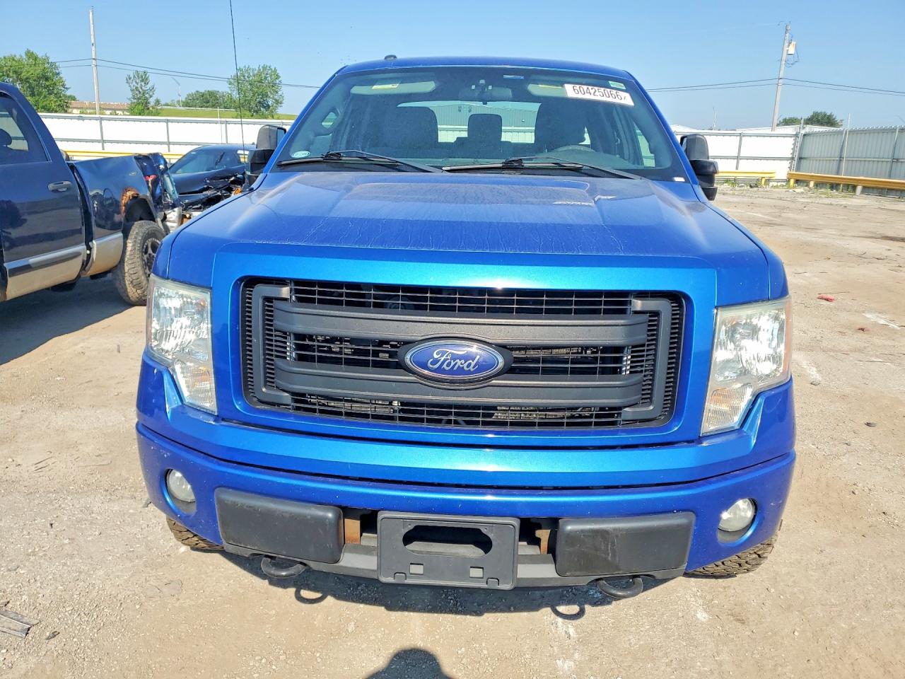 2013 Ford F150 Super Cab Blue vin: 1FTFX1EF5DKE14877
