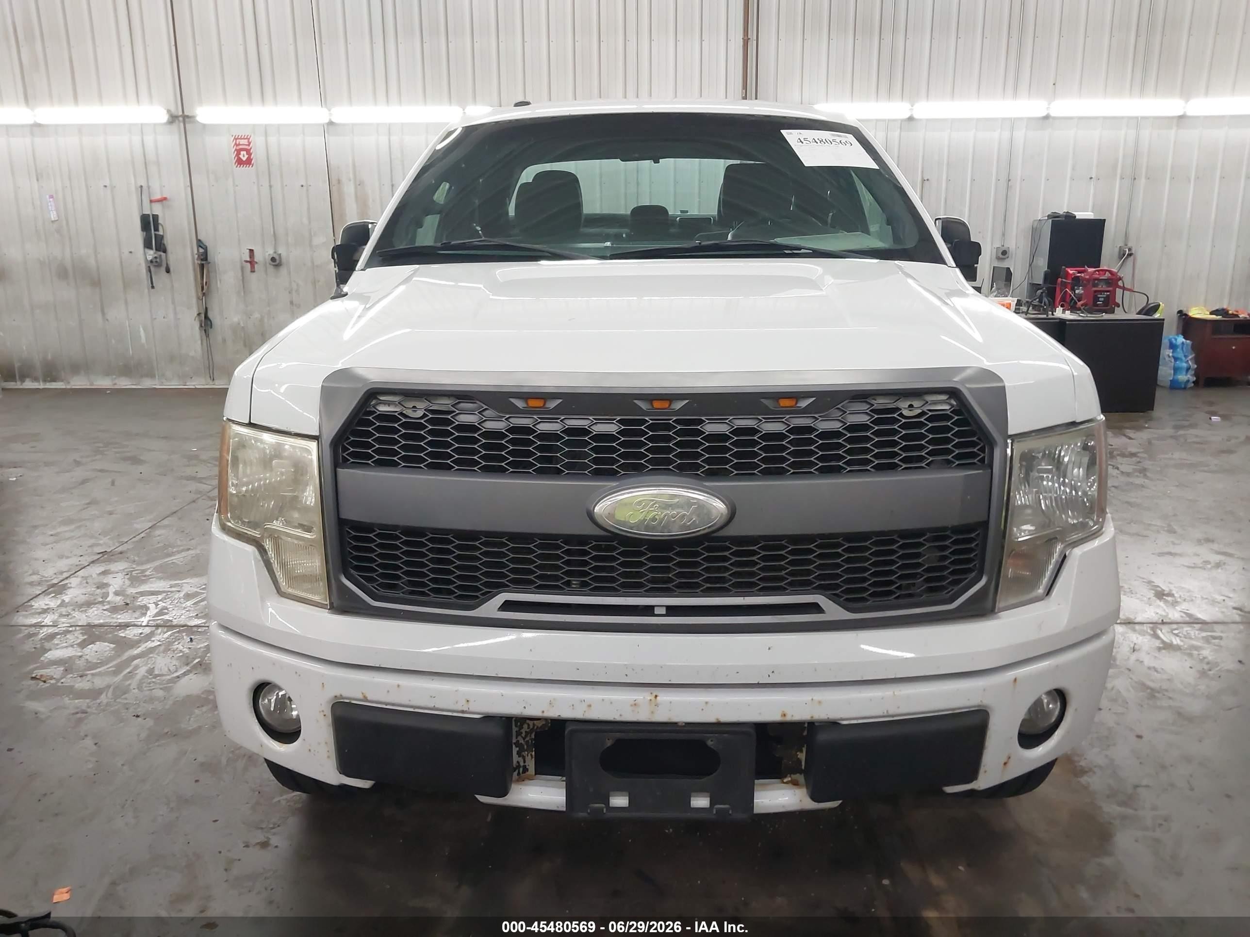 2014 Ford F-150 Fx4/lariat/stx/xl/xlt White vin: 1FTFX1EF5EFB69623