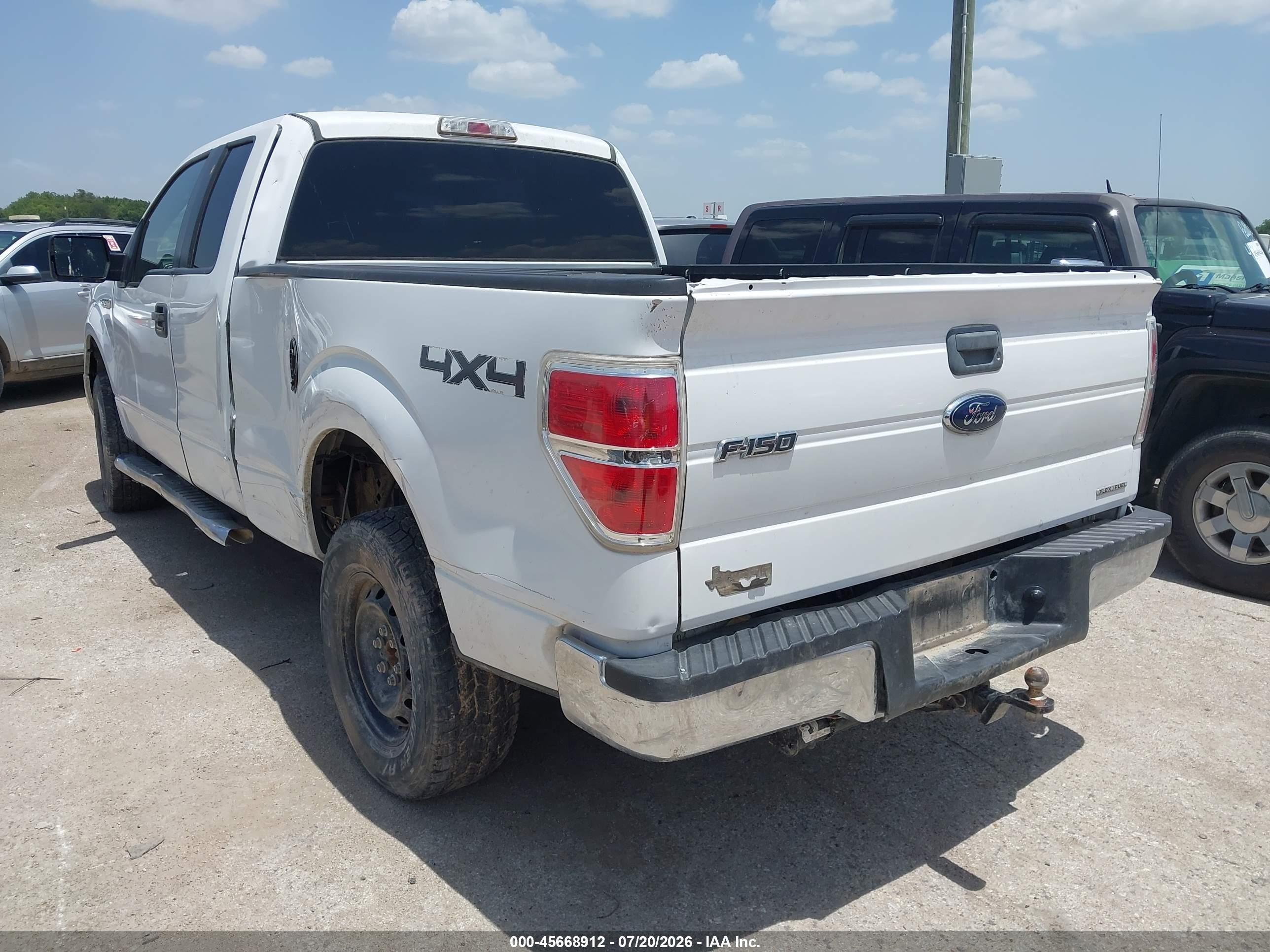 2014 Ford F-150 Xlt White vin: 1FTFX1EF5EKF53635