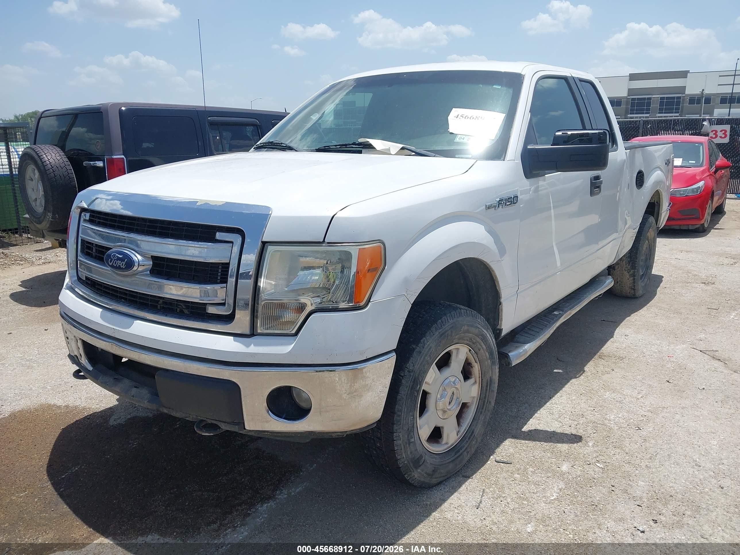 2014 Ford F-150 Xlt White vin: 1FTFX1EF5EKF53635