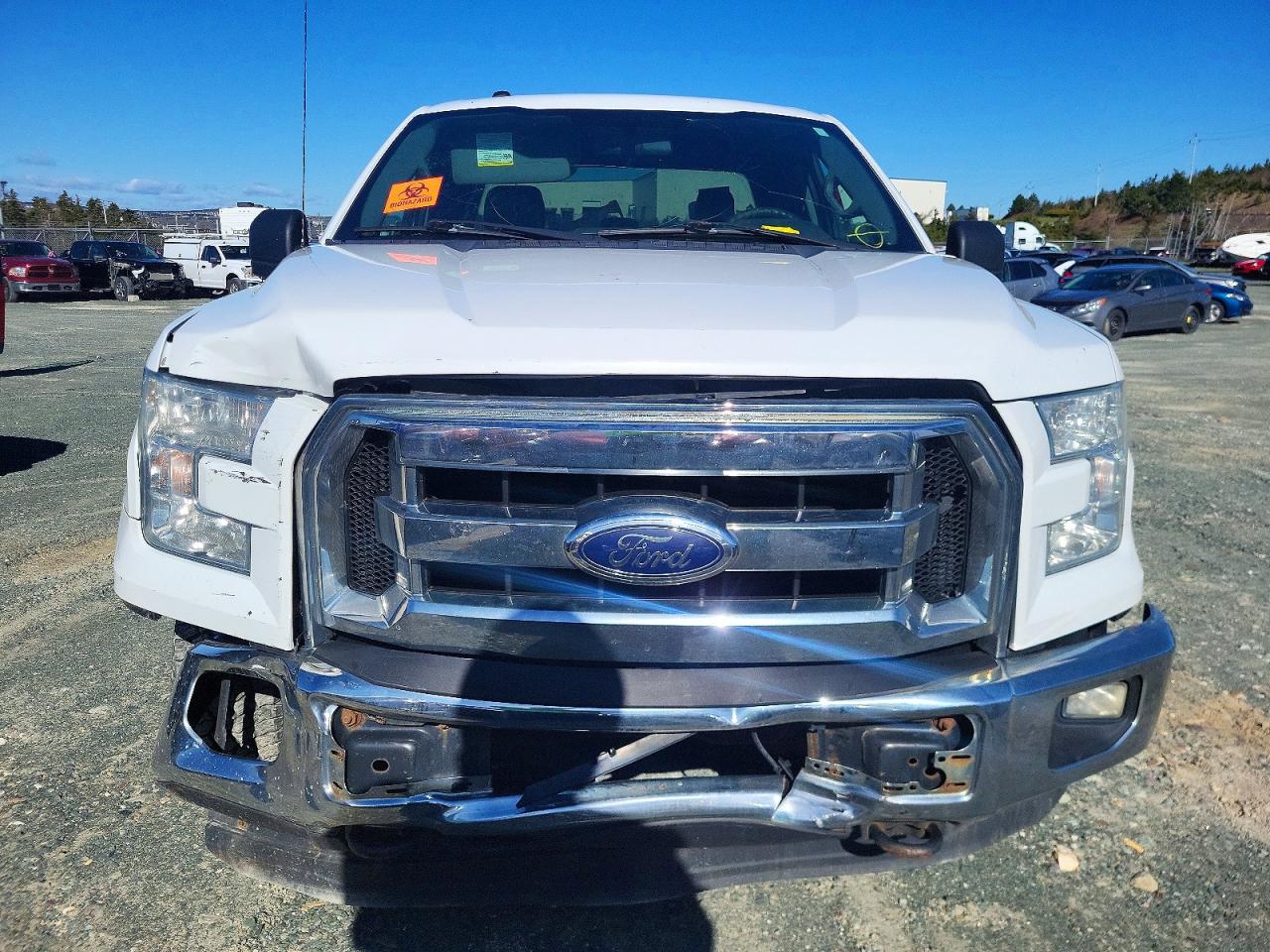 2015 Ford F150 Super Cab White vin: 1FTFX1EF5FFA63545