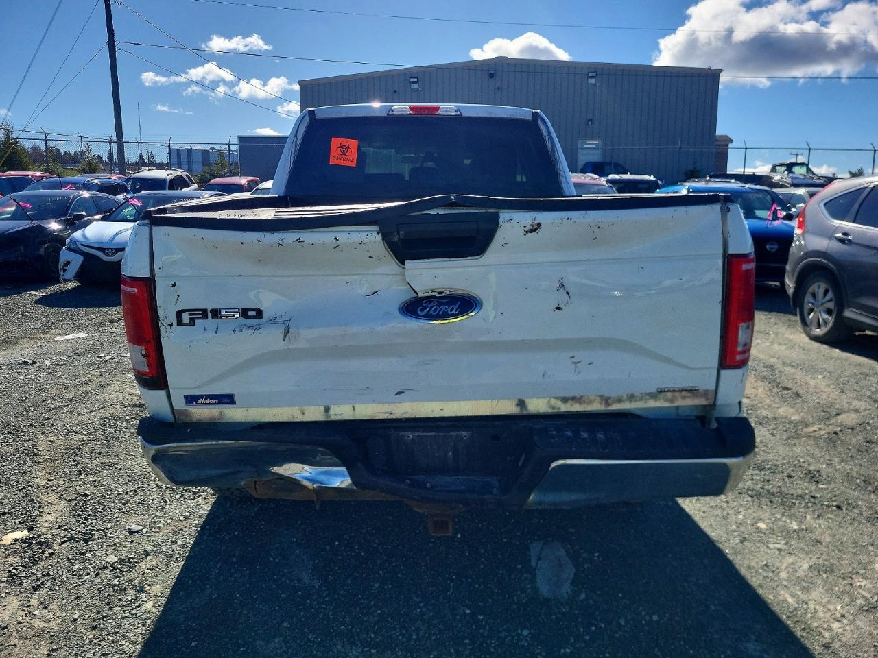 2015 Ford F150 Super Cab White vin: 1FTFX1EF5FFA63545