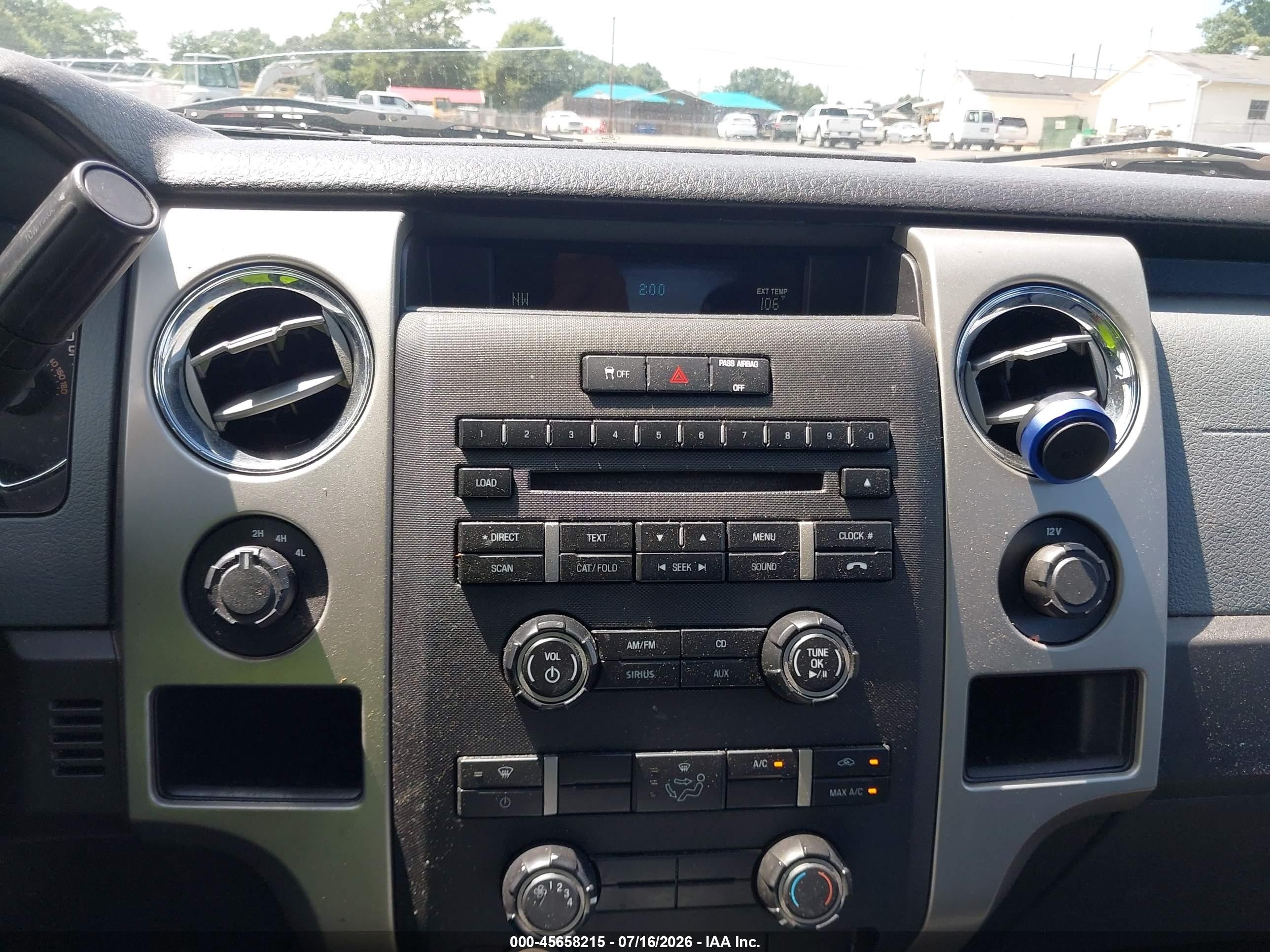 2011 Ford F-150 Xlt Black vin: 1FTFX1EF6BFA03624