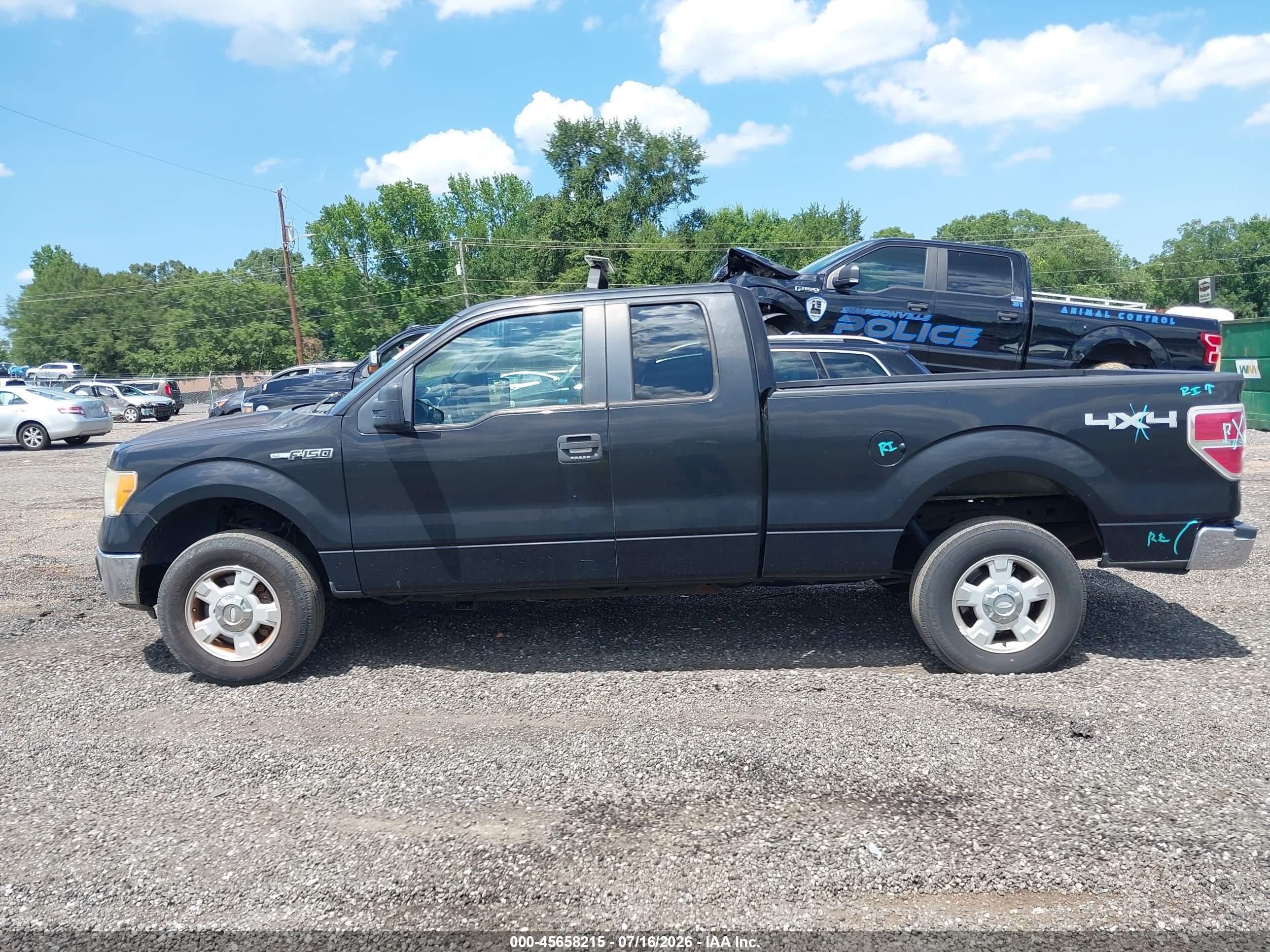 2011 Ford F-150 Xlt Black vin: 1FTFX1EF6BFA03624
