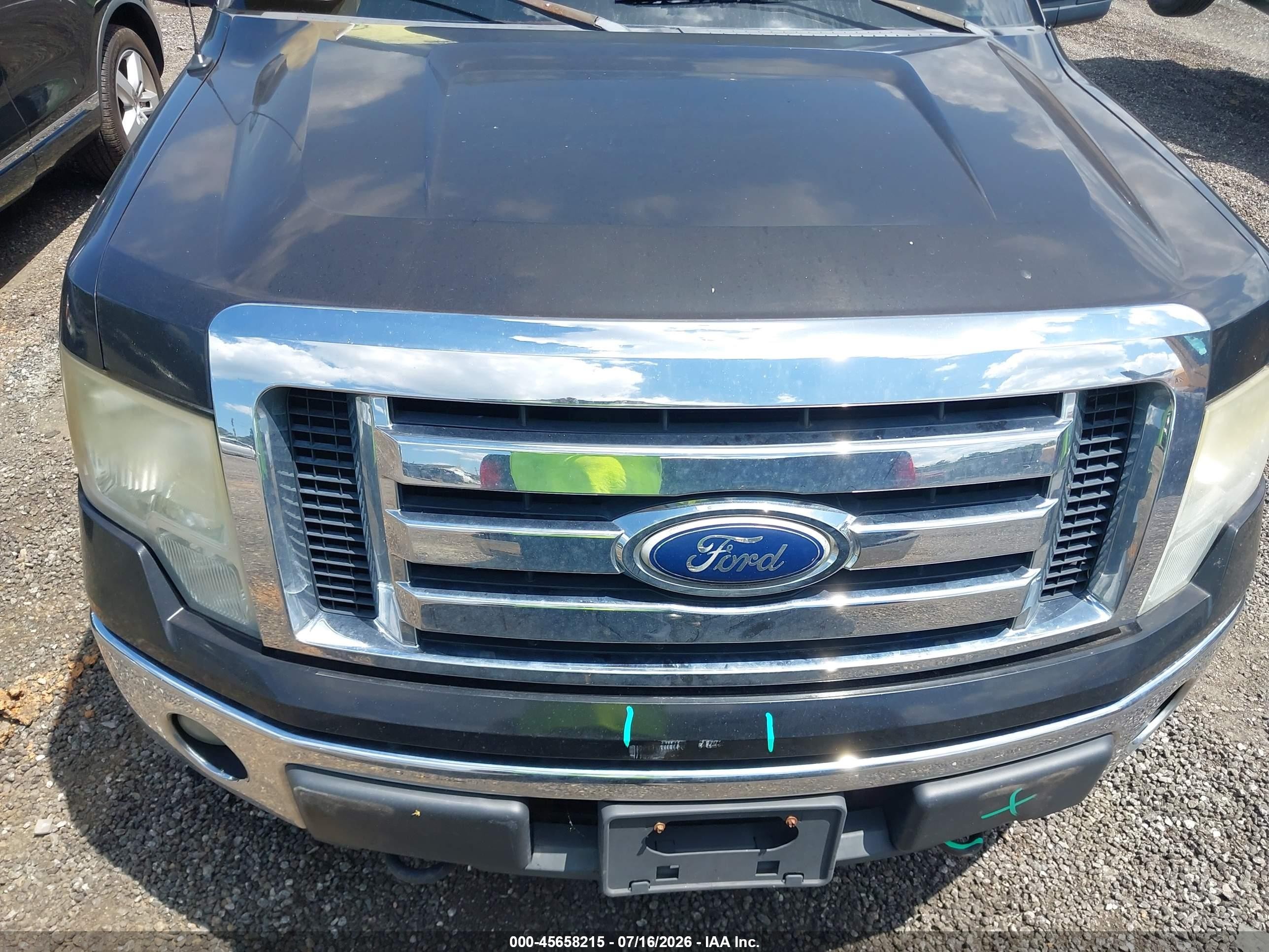 2011 Ford F-150 Xlt Black vin: 1FTFX1EF6BFA03624