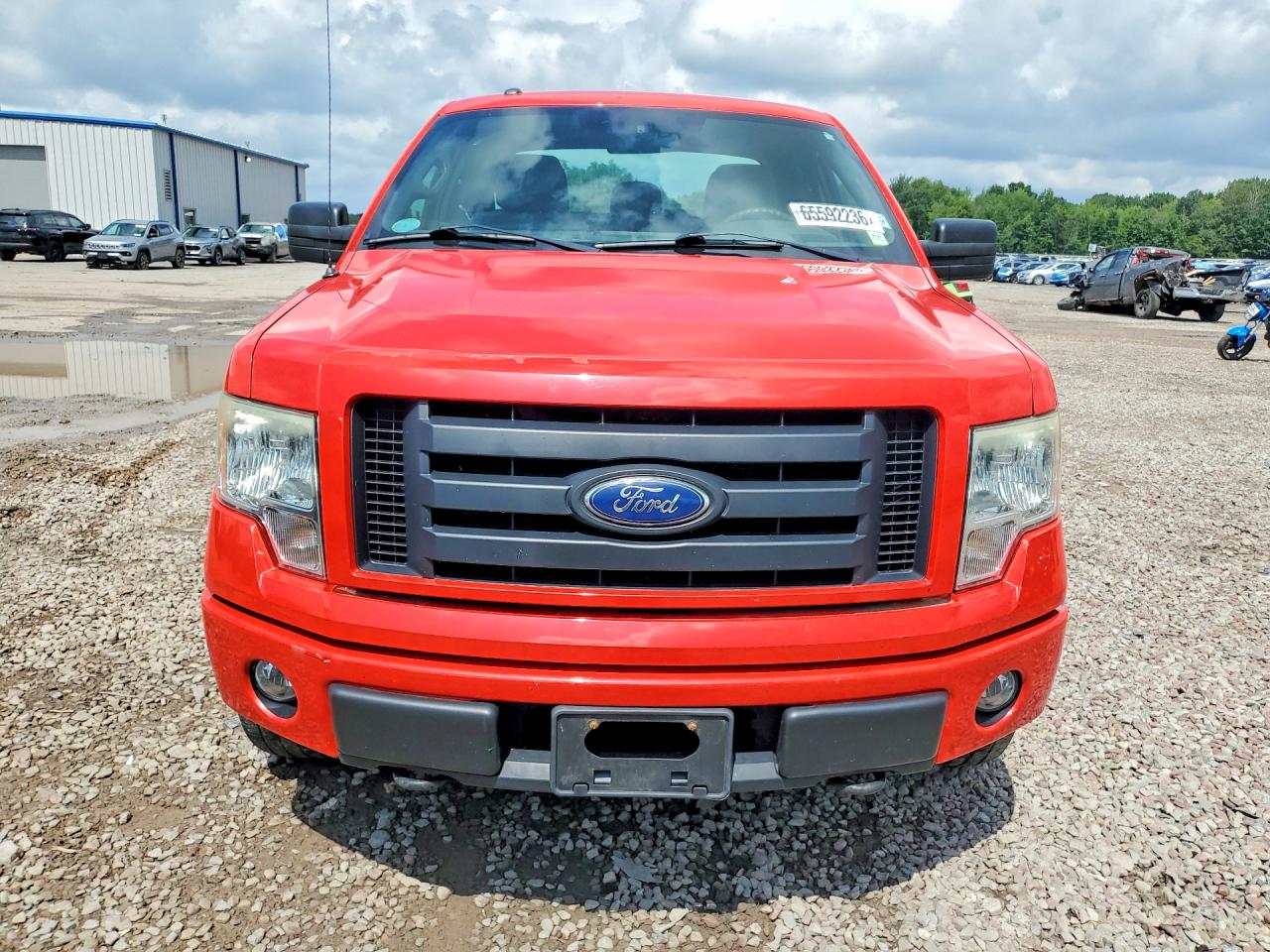 2011 Ford F150 Super Cab Red vin: 1FTFX1EF6BFA76220