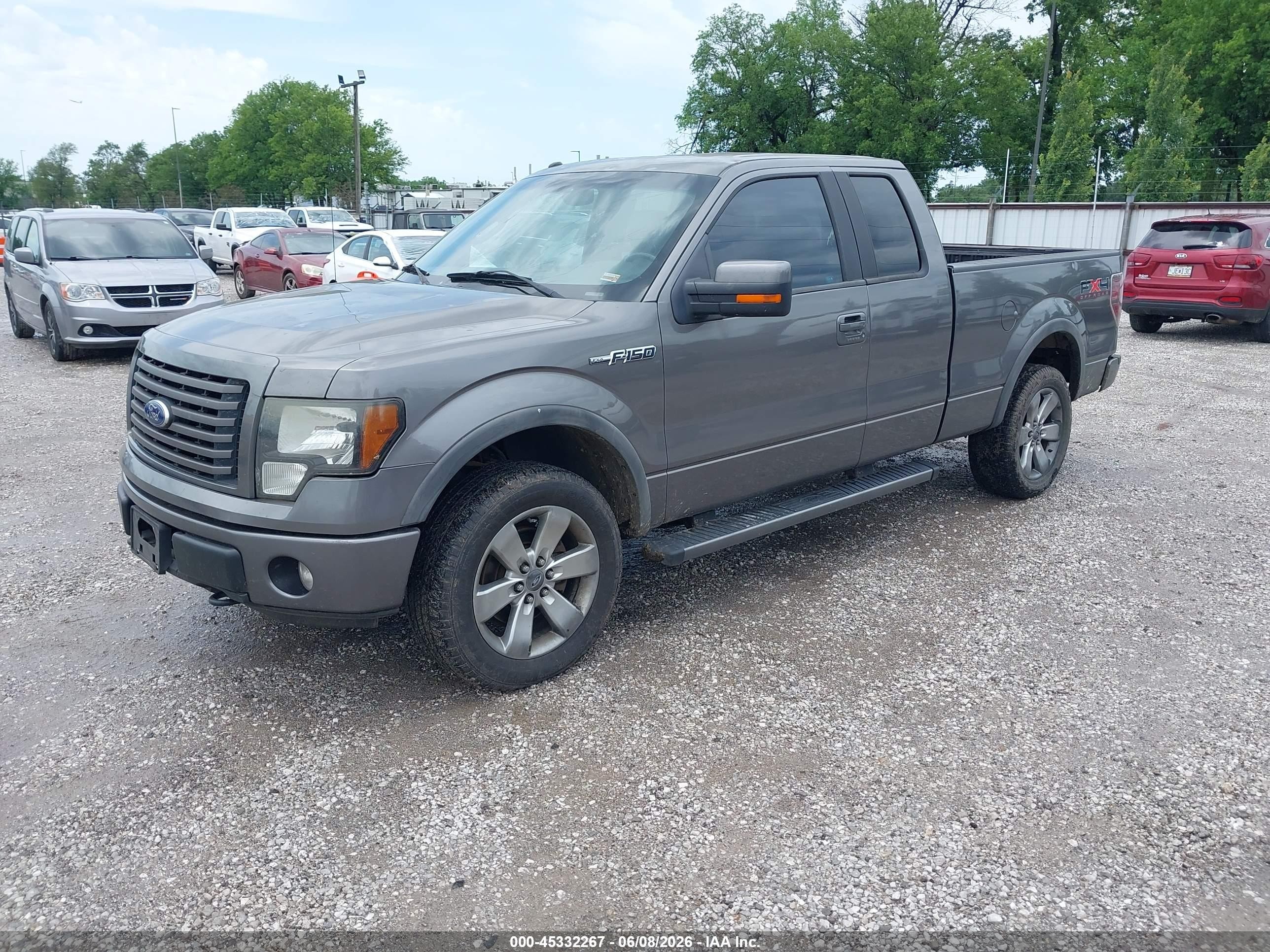 2011 Ford F-150 Fx4 Серый vin: 1FTFX1EF6BFA94572