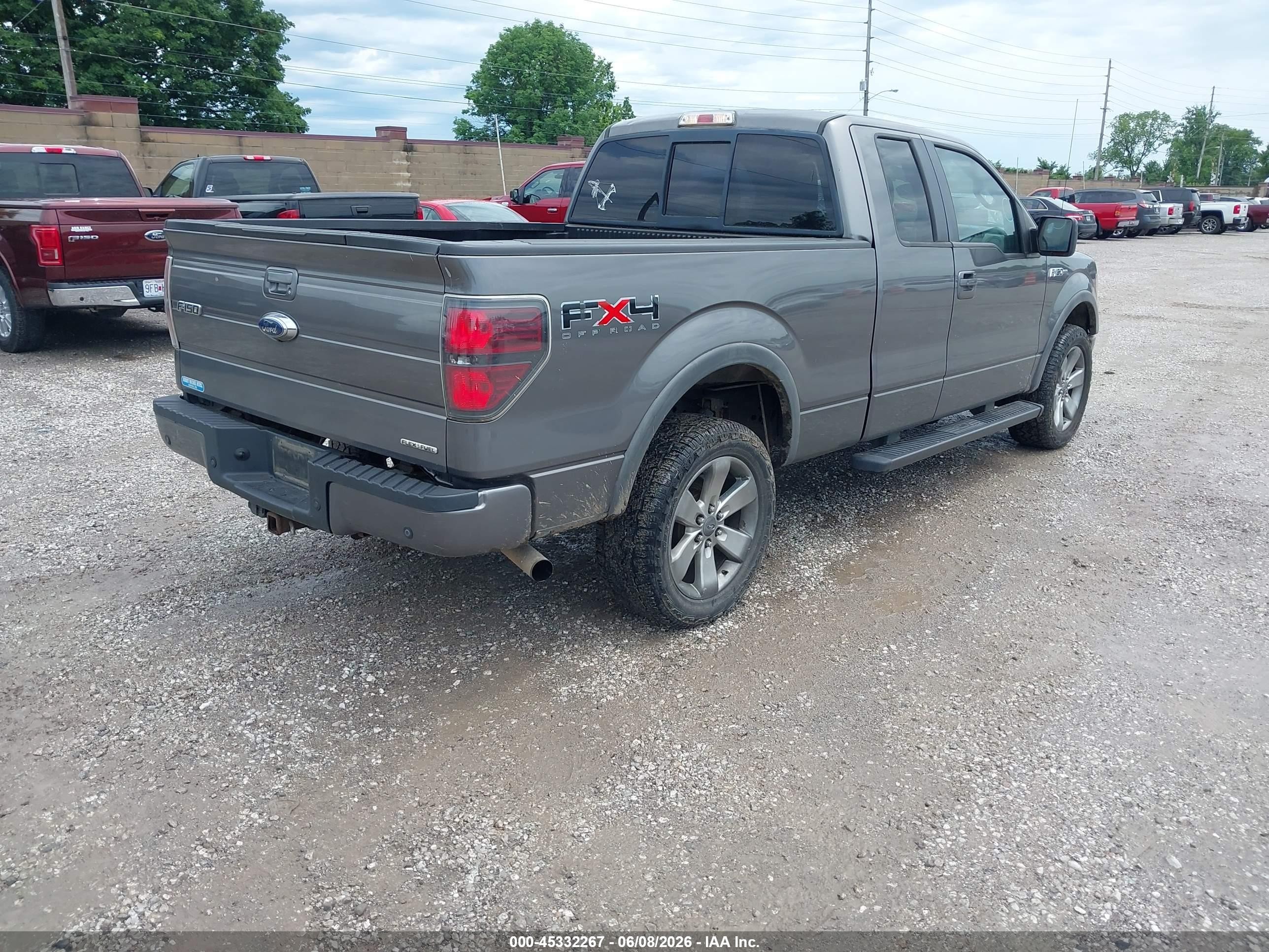 2011 Ford F-150 Fx4 Серый vin: 1FTFX1EF6BFA94572